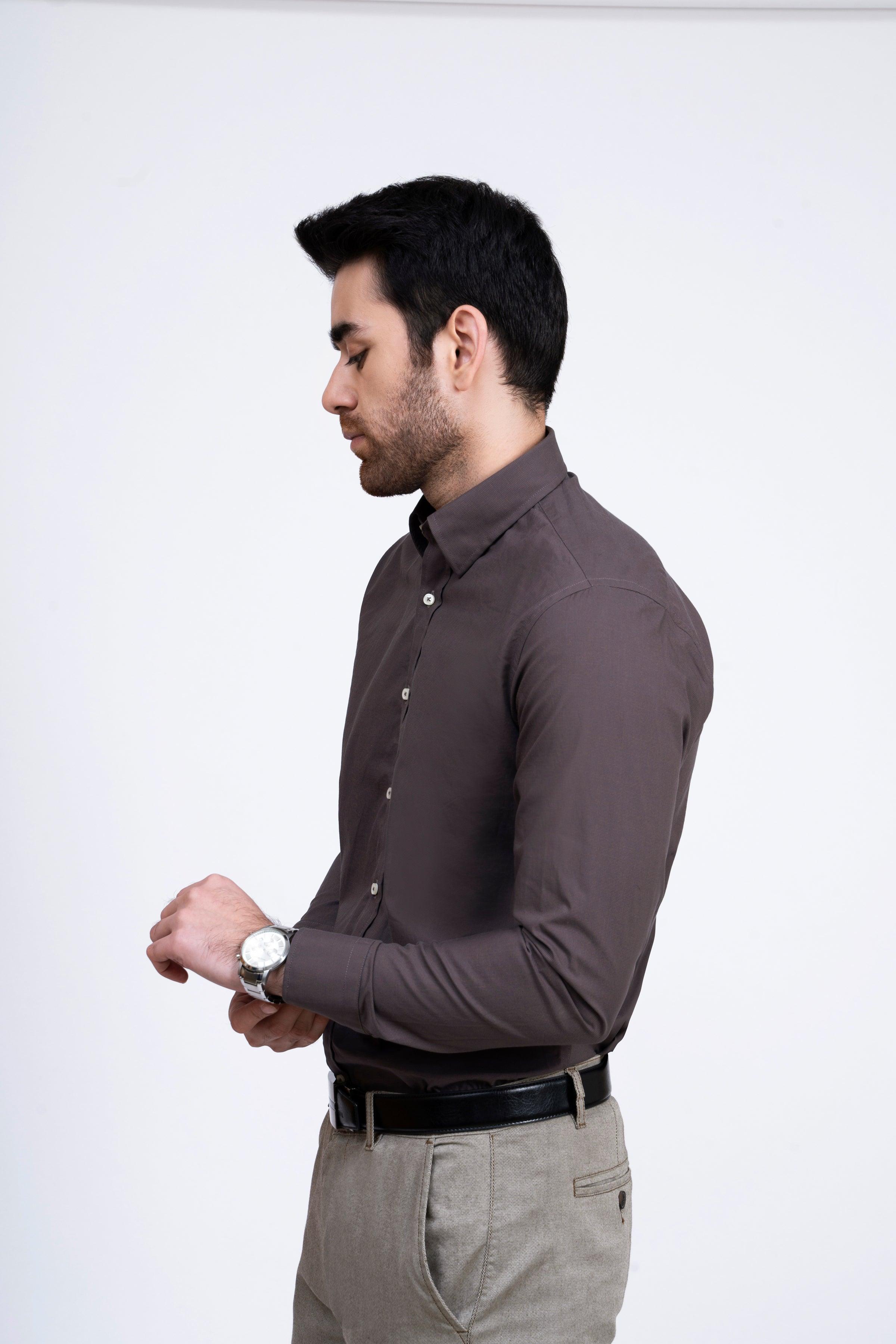 SMART SHIRT BROWN - Image 3