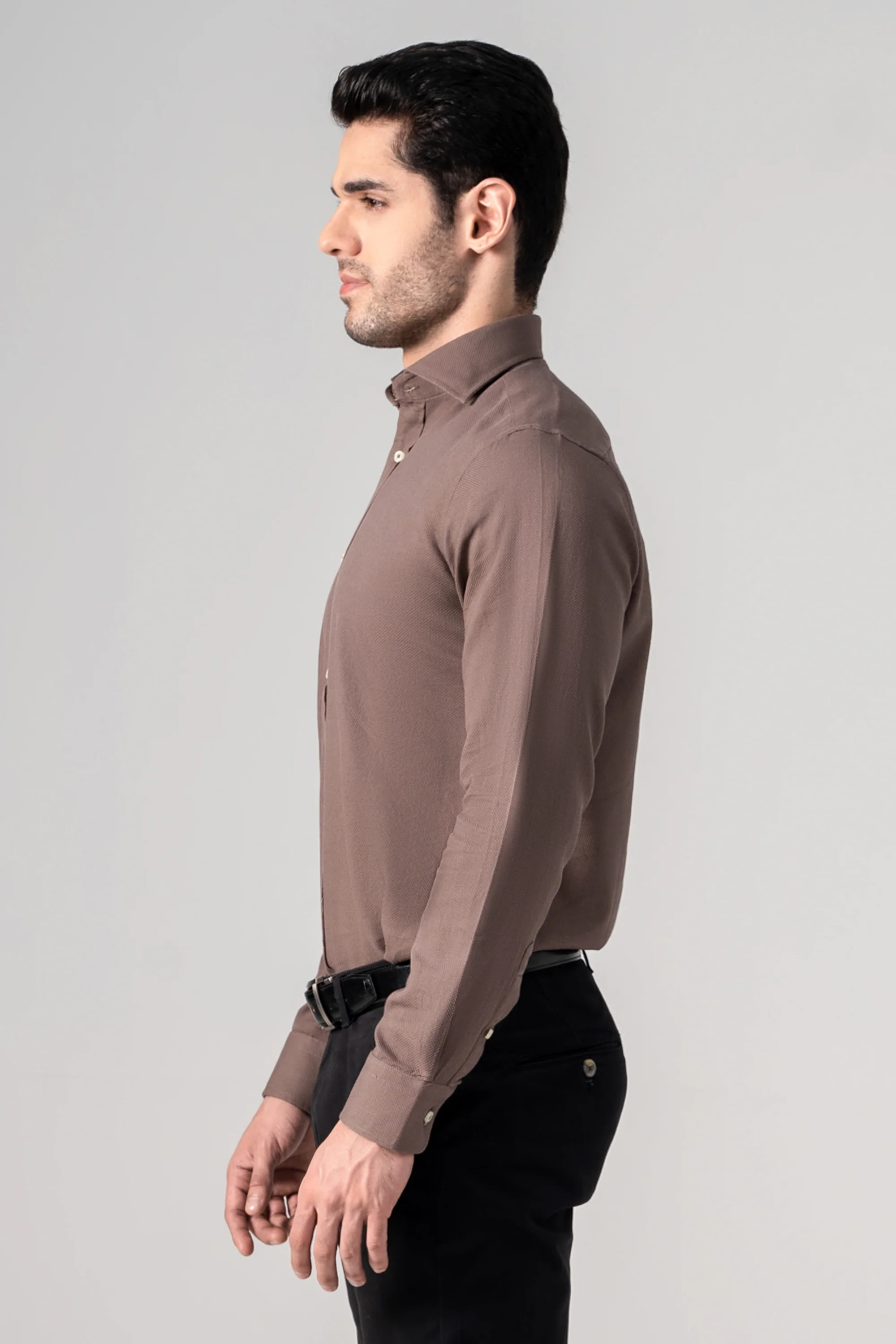 SMART SHIRT BROWN - Image 4