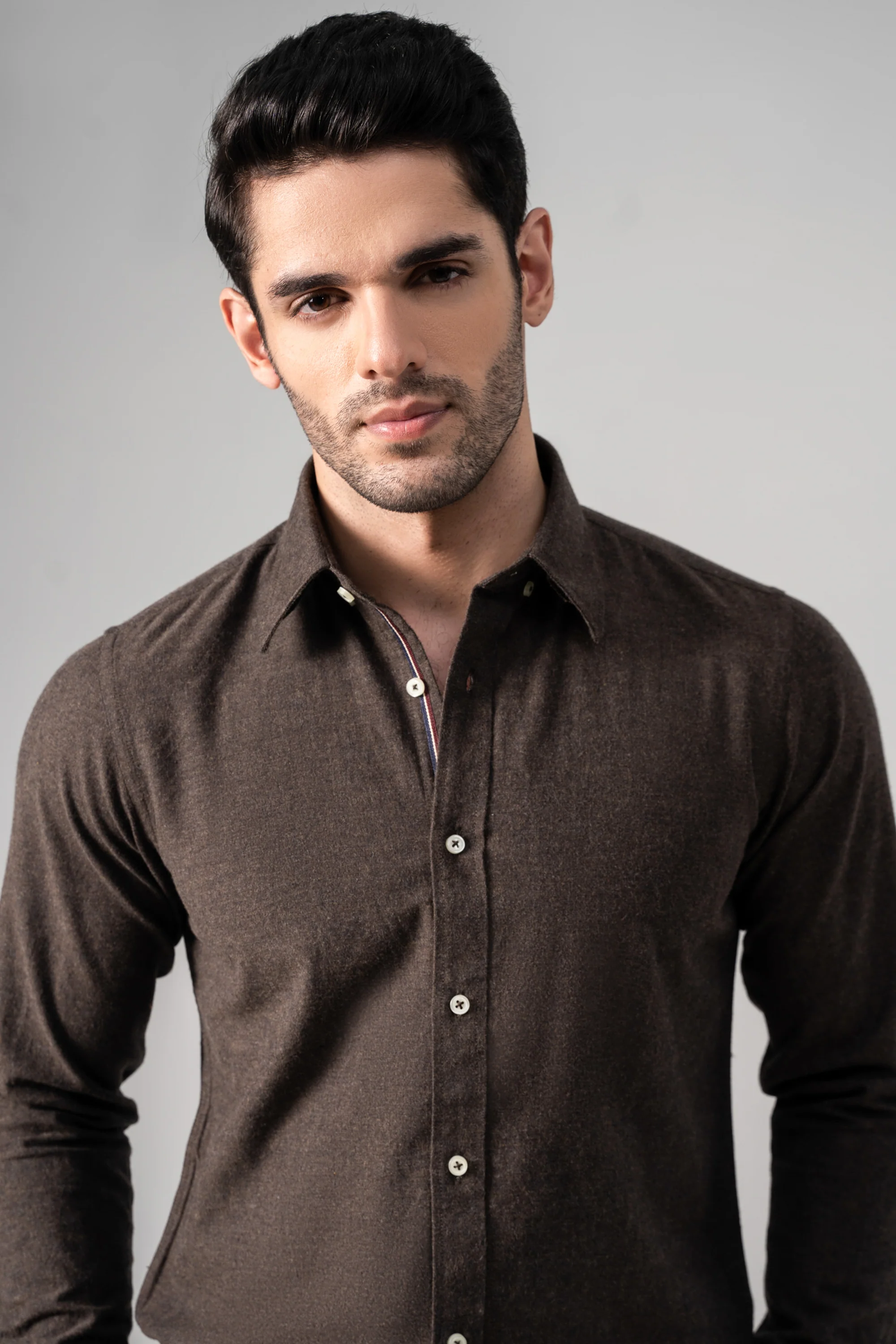 SMART SHIRT BROWN - Image 2