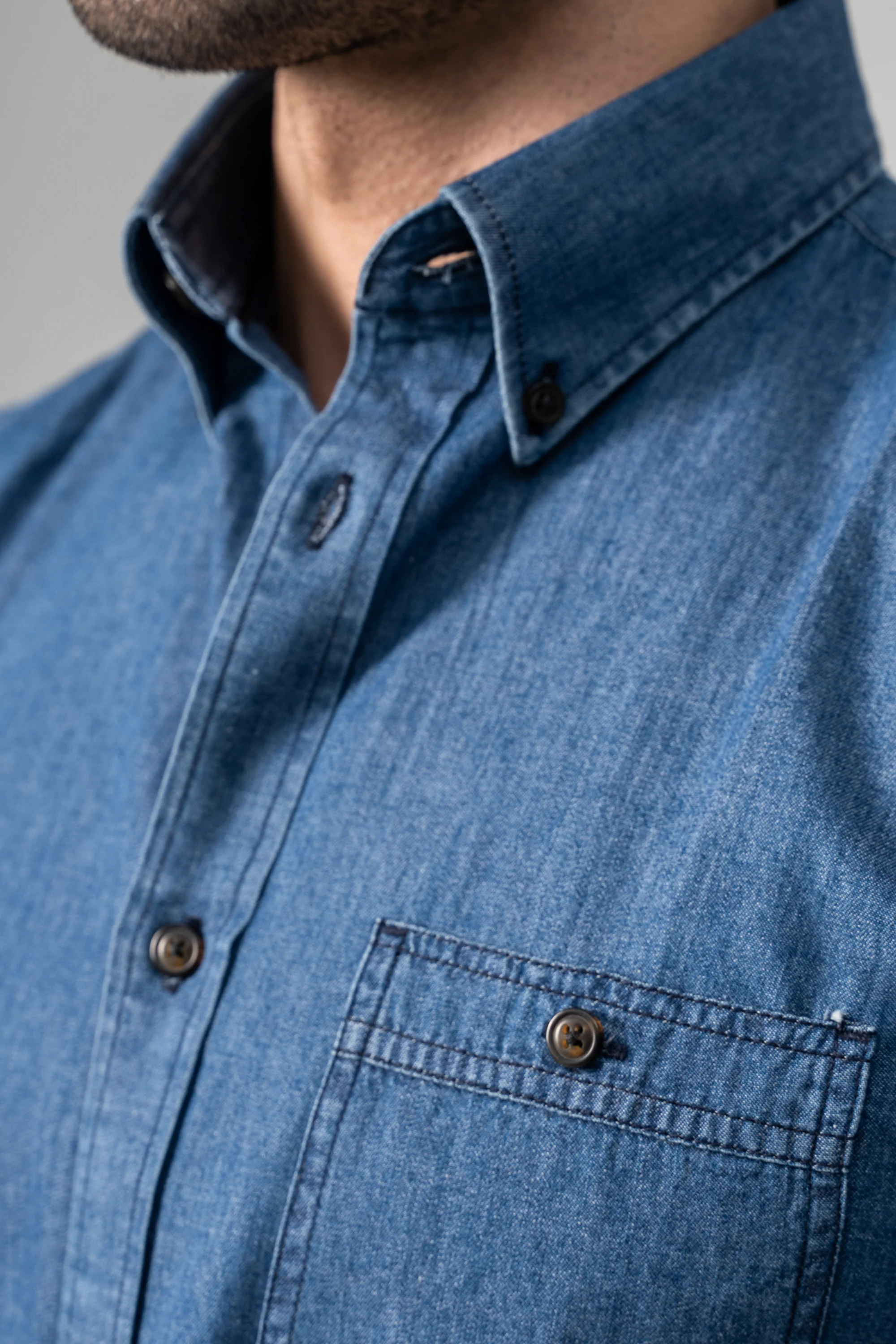 SMART SHIRT DENIM BLUE - Image 2