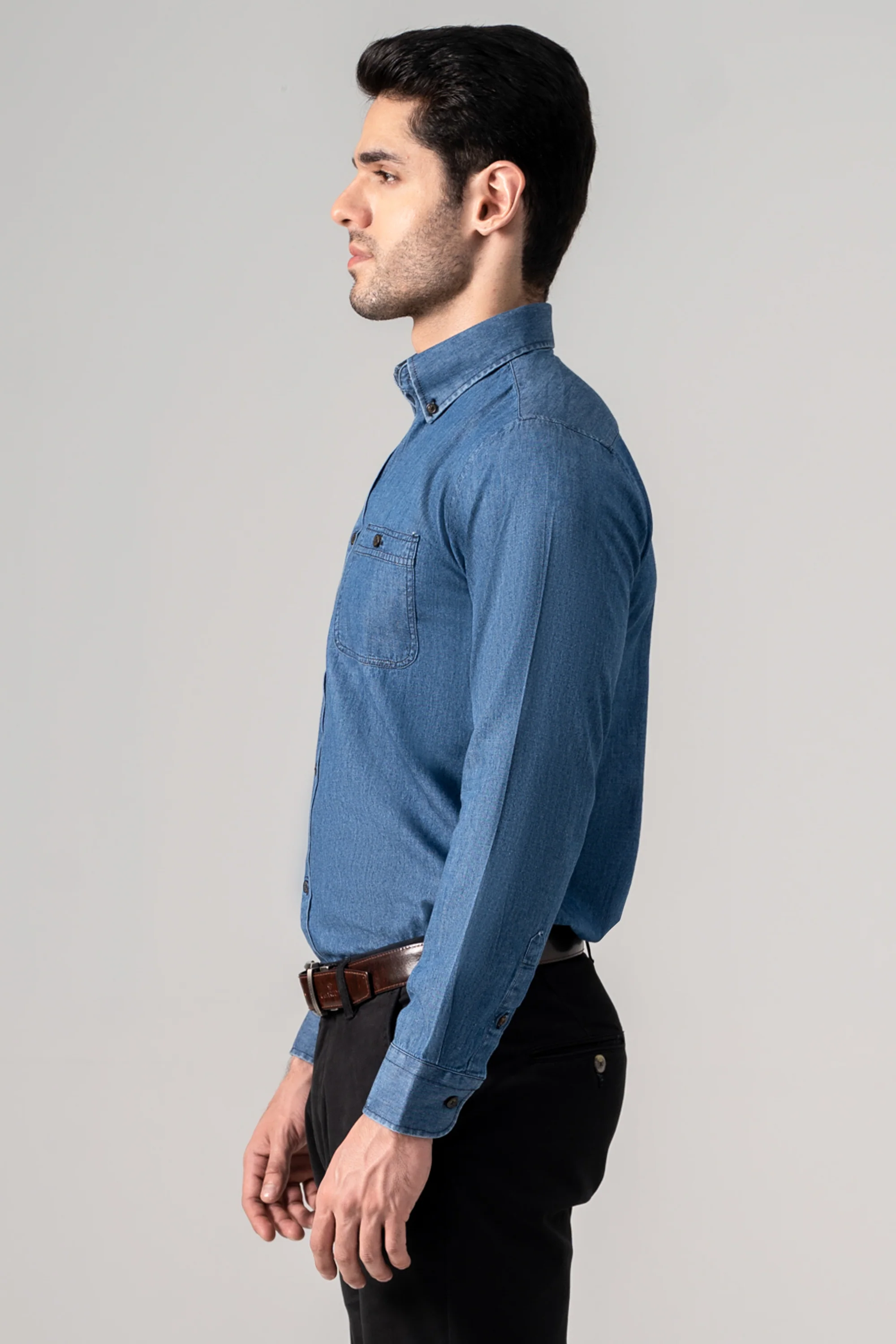 SMART SHIRT DENIM BLUE - Image 3