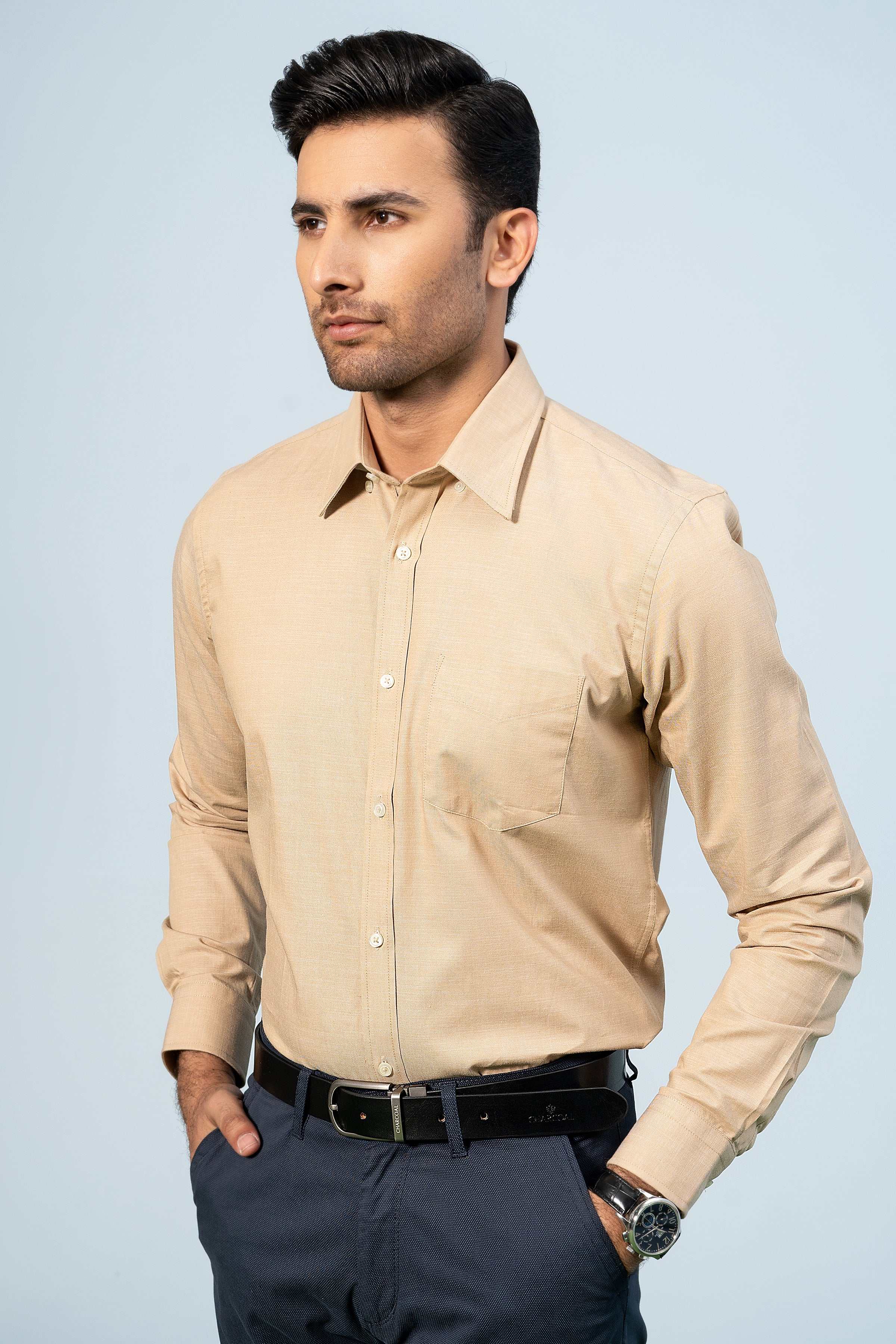 SMART SHIRT KHAKI - Image 2