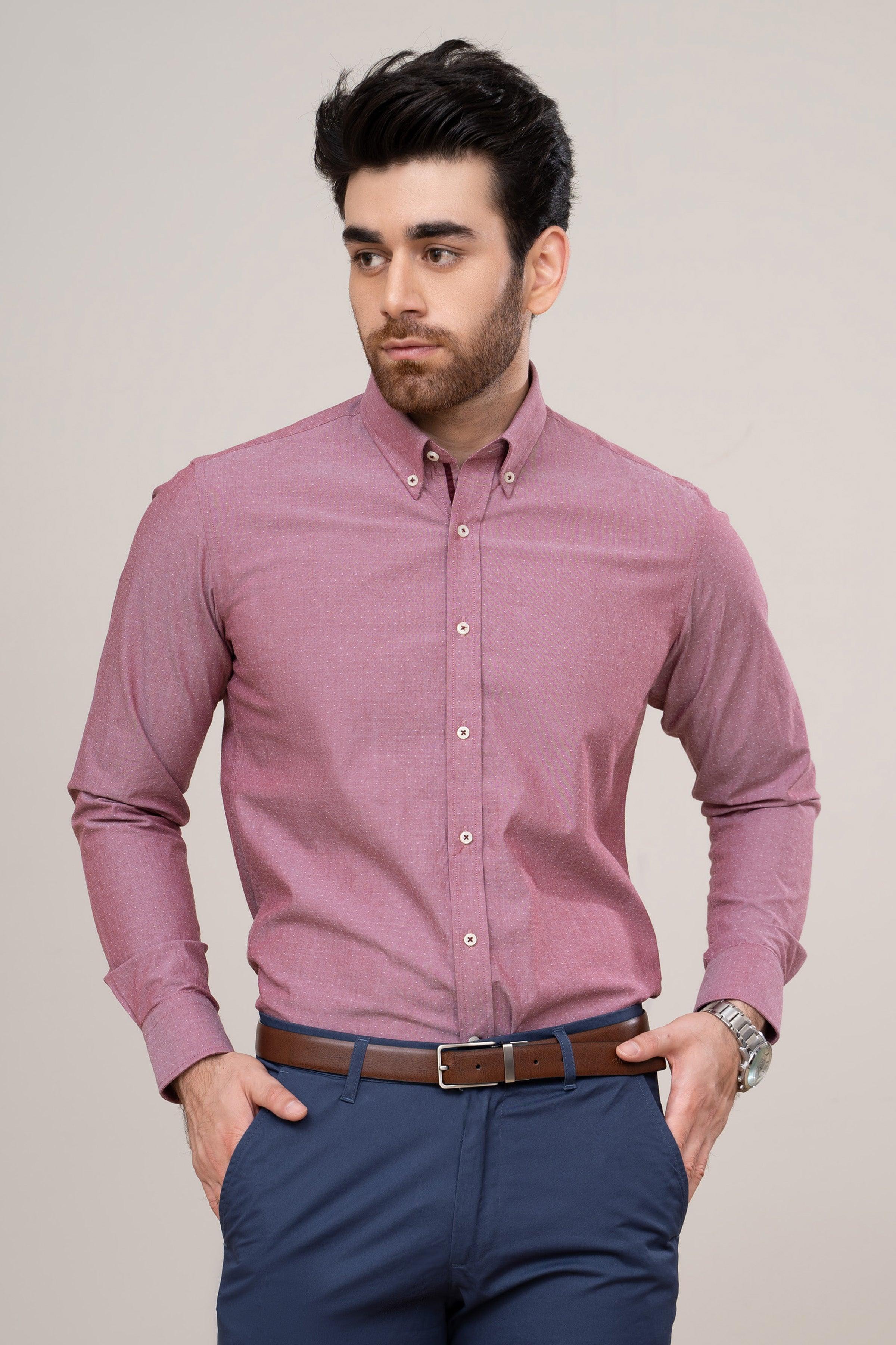 SMART SHIRT MAROON