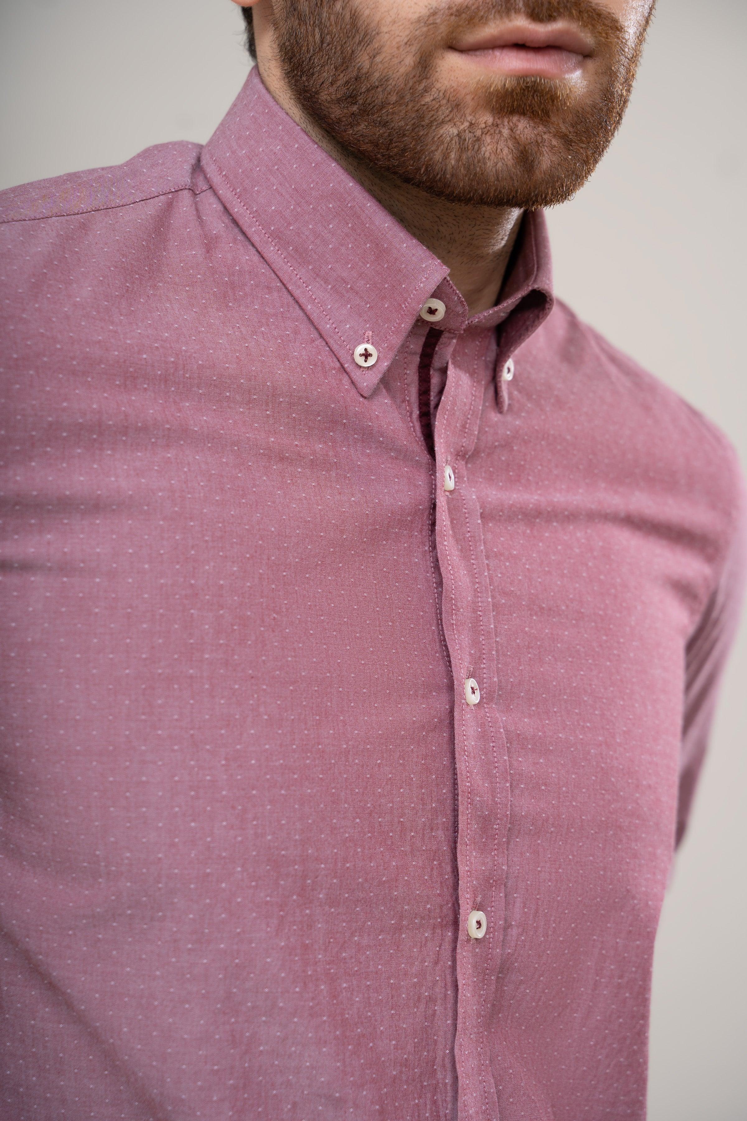 SMART SHIRT MAROON - Image 5