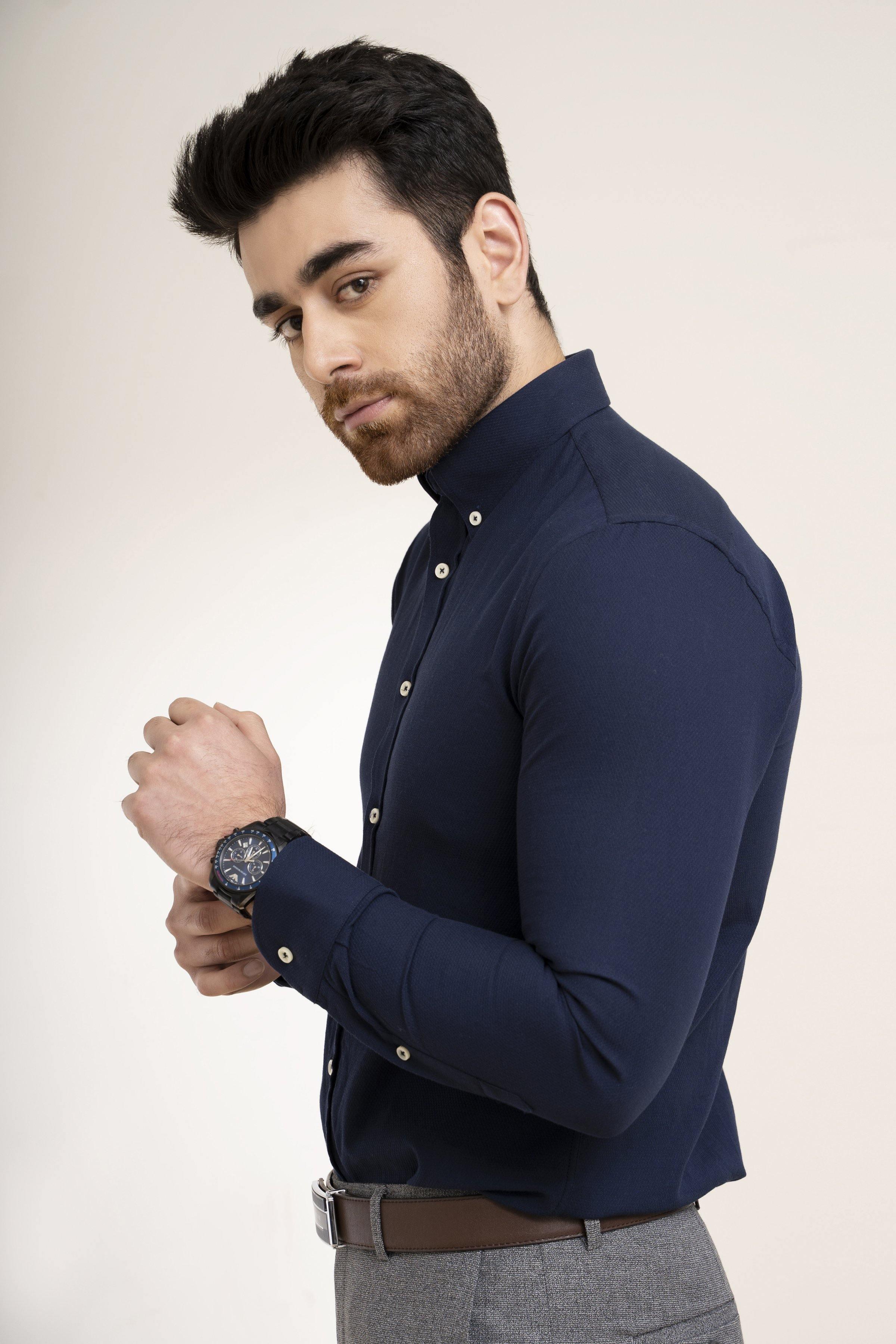 SMART SHIRT NAVY - Image 2