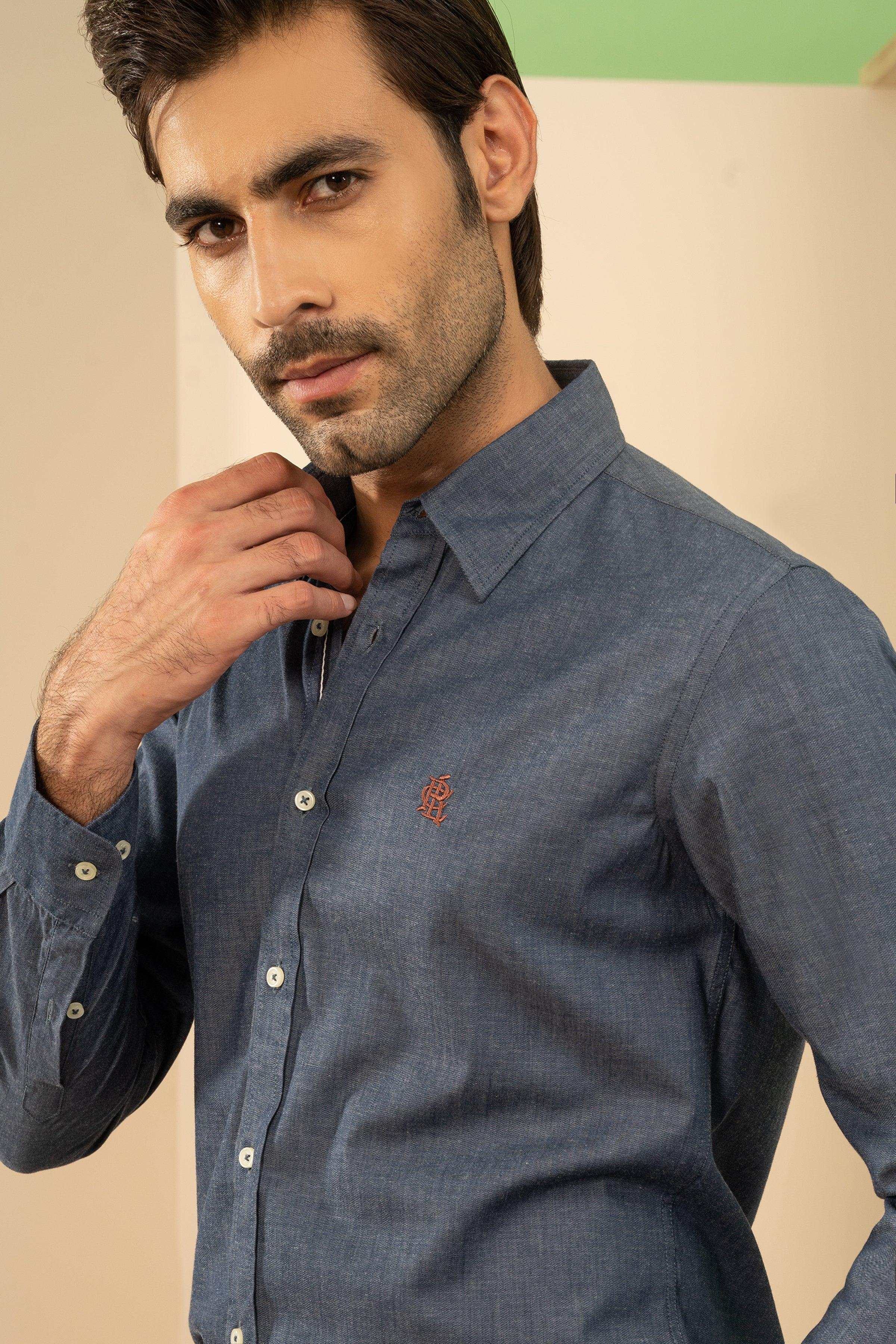 SMART SHIRT NAVY BLUE - Image 3