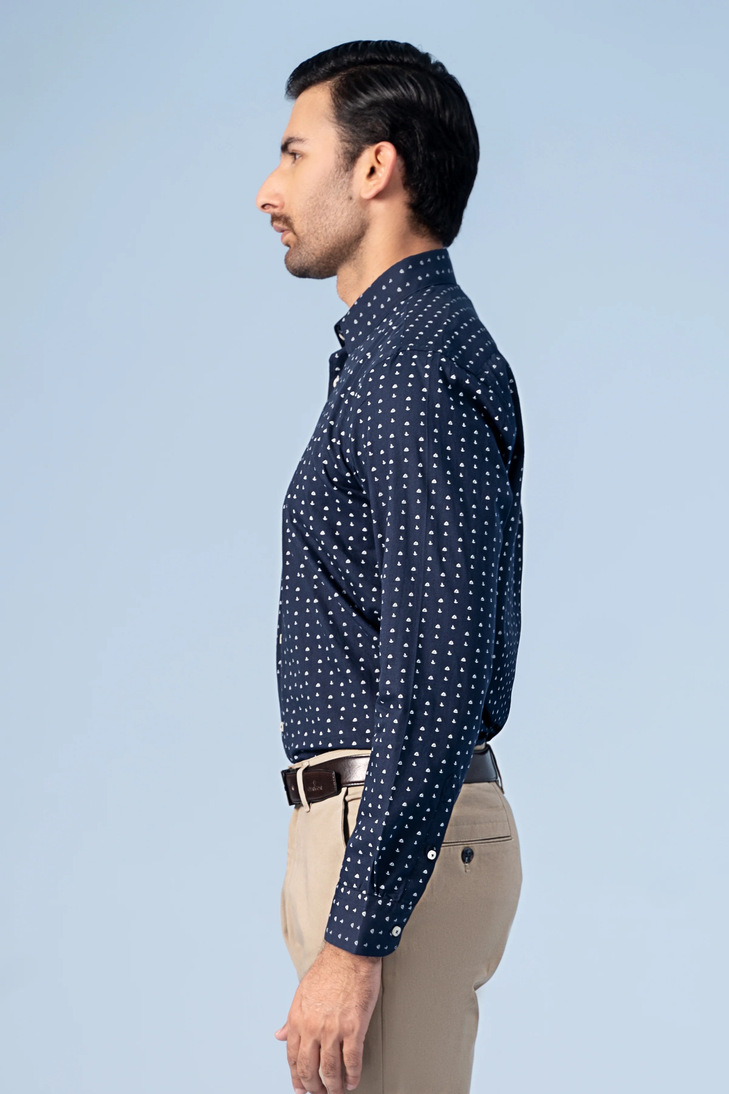 SMART SHIRT NAVY BLUE - Image 3