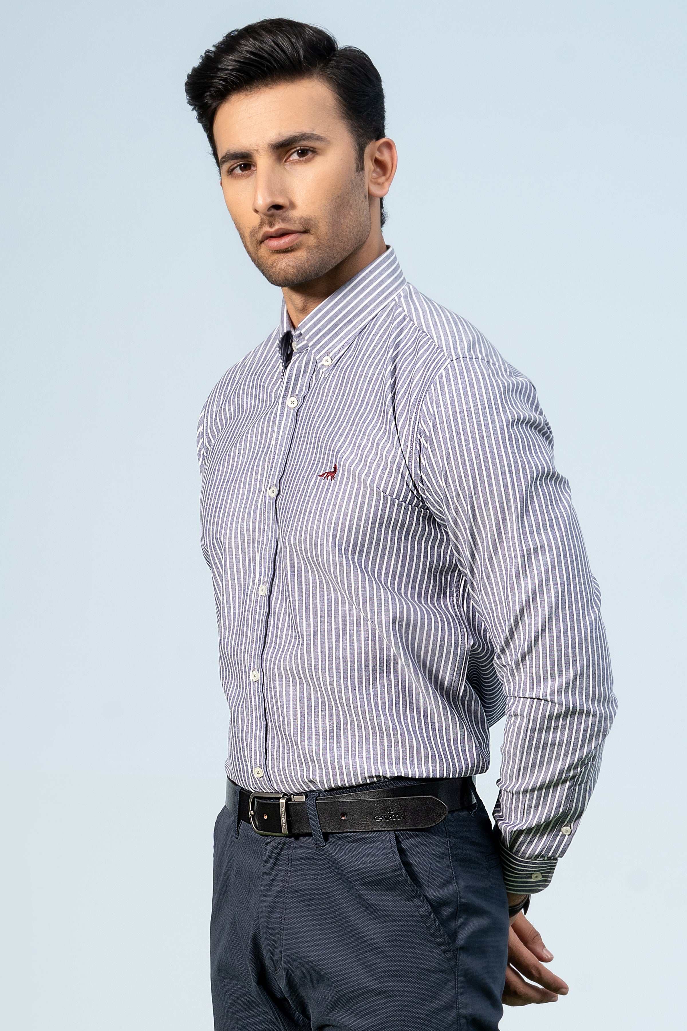 SMART SHIRT NAVY STRIPER - Image 3