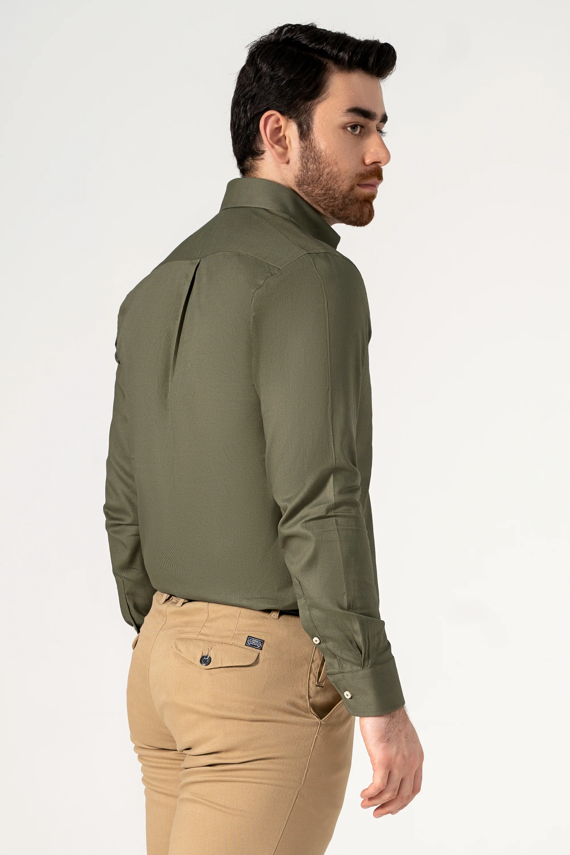 SMART SHIRT OLIVE - Image 4