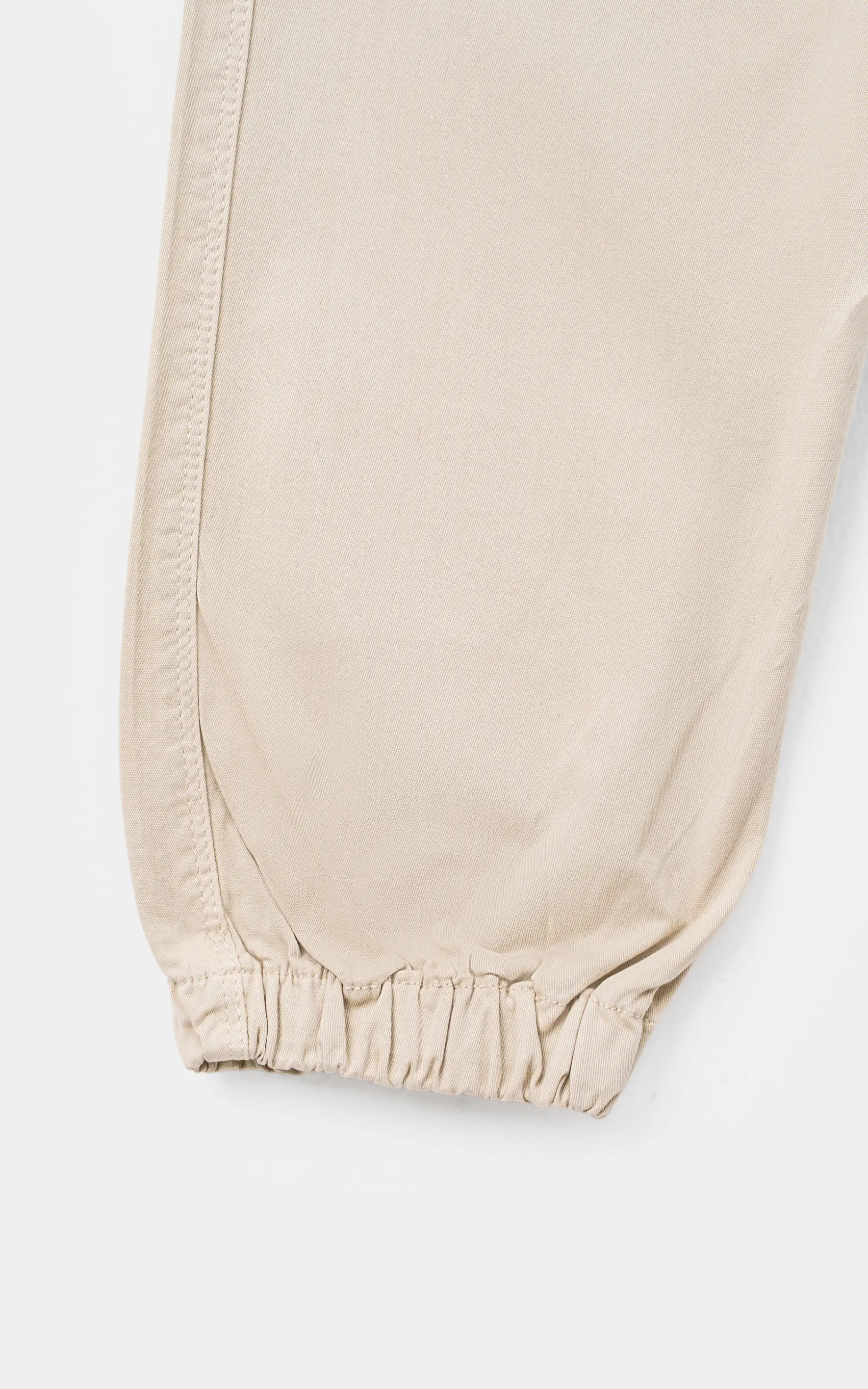 STRAIGHT FIT CARGO TROUSER  BEIGE - Image 3