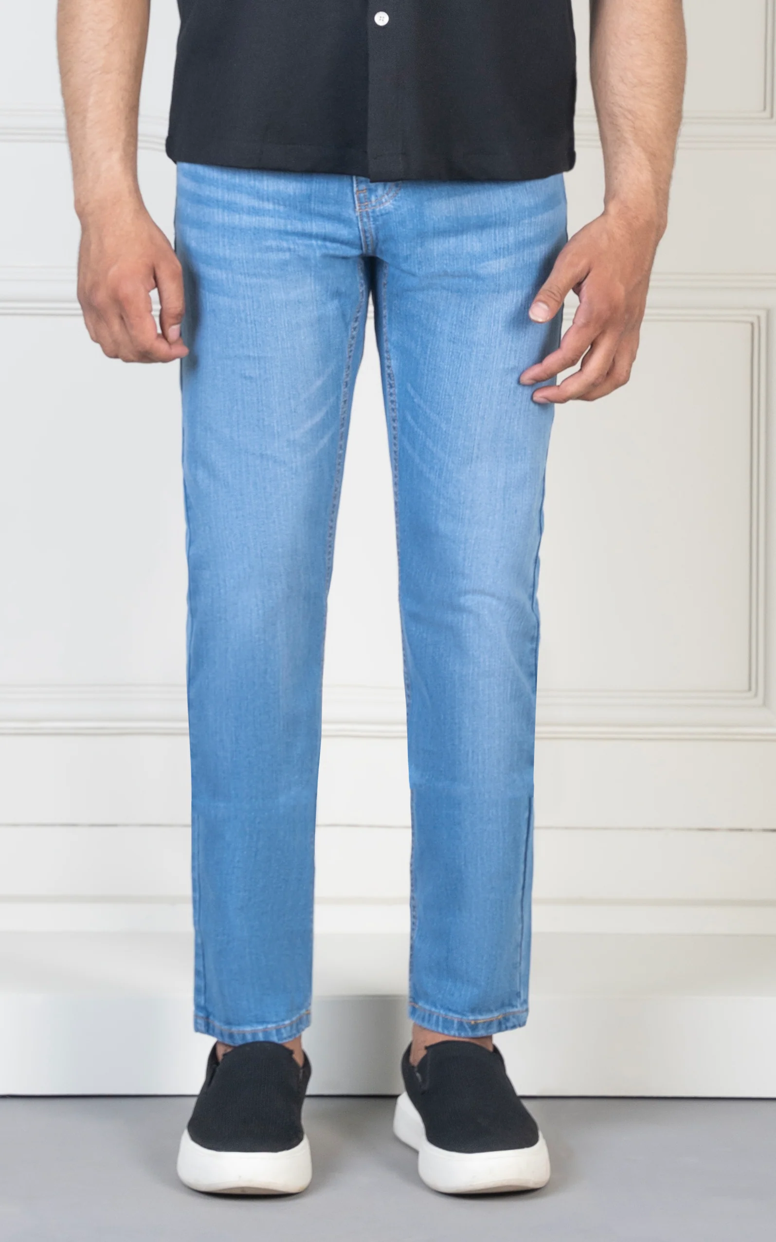 STRAIGHT FIT JEANS LIGHT BLUE - Image 2