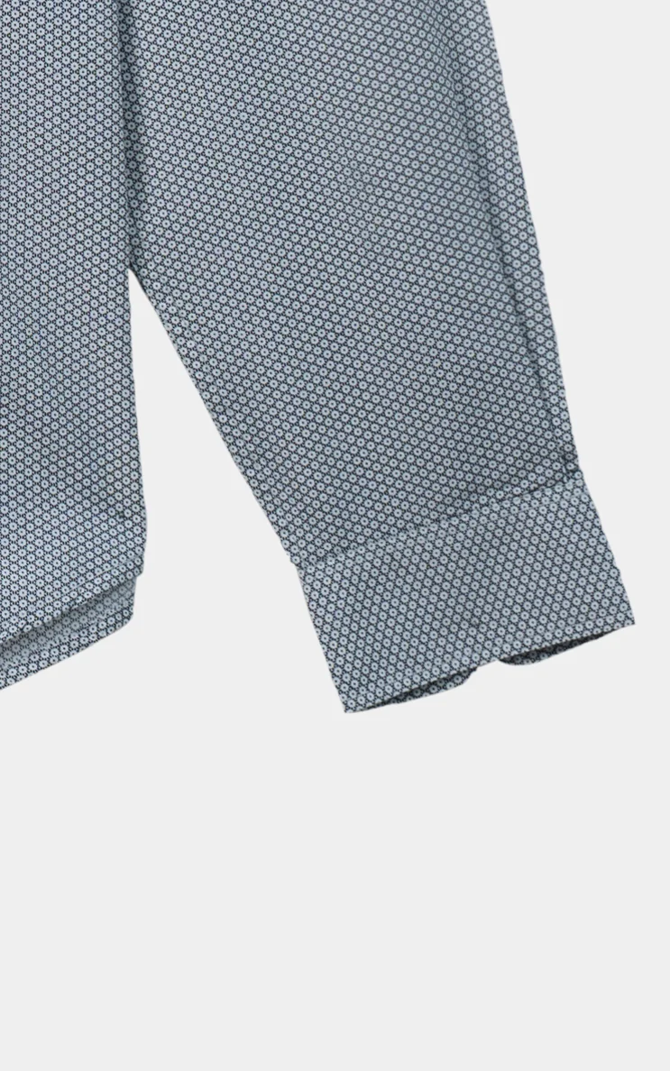 STRIPED RELAXED CASUAL SHIRT WHITE - Image 3