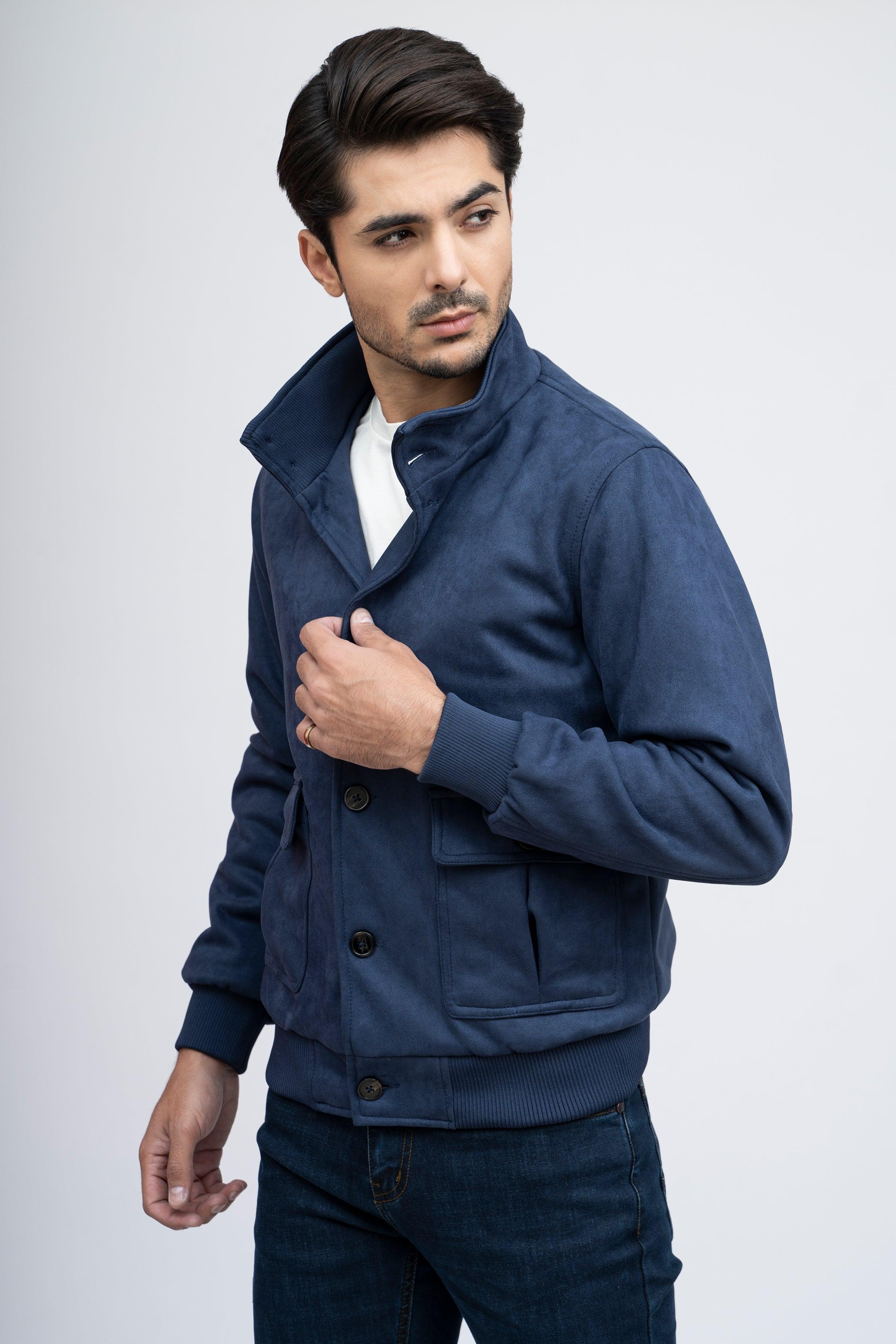 SUEDE JACKET F/S NAVY - Image 2