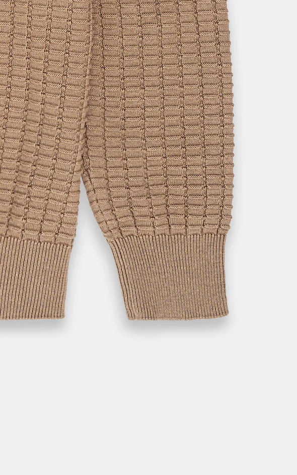 CLASSIC POLO SWEATER KHAKI - Image 4