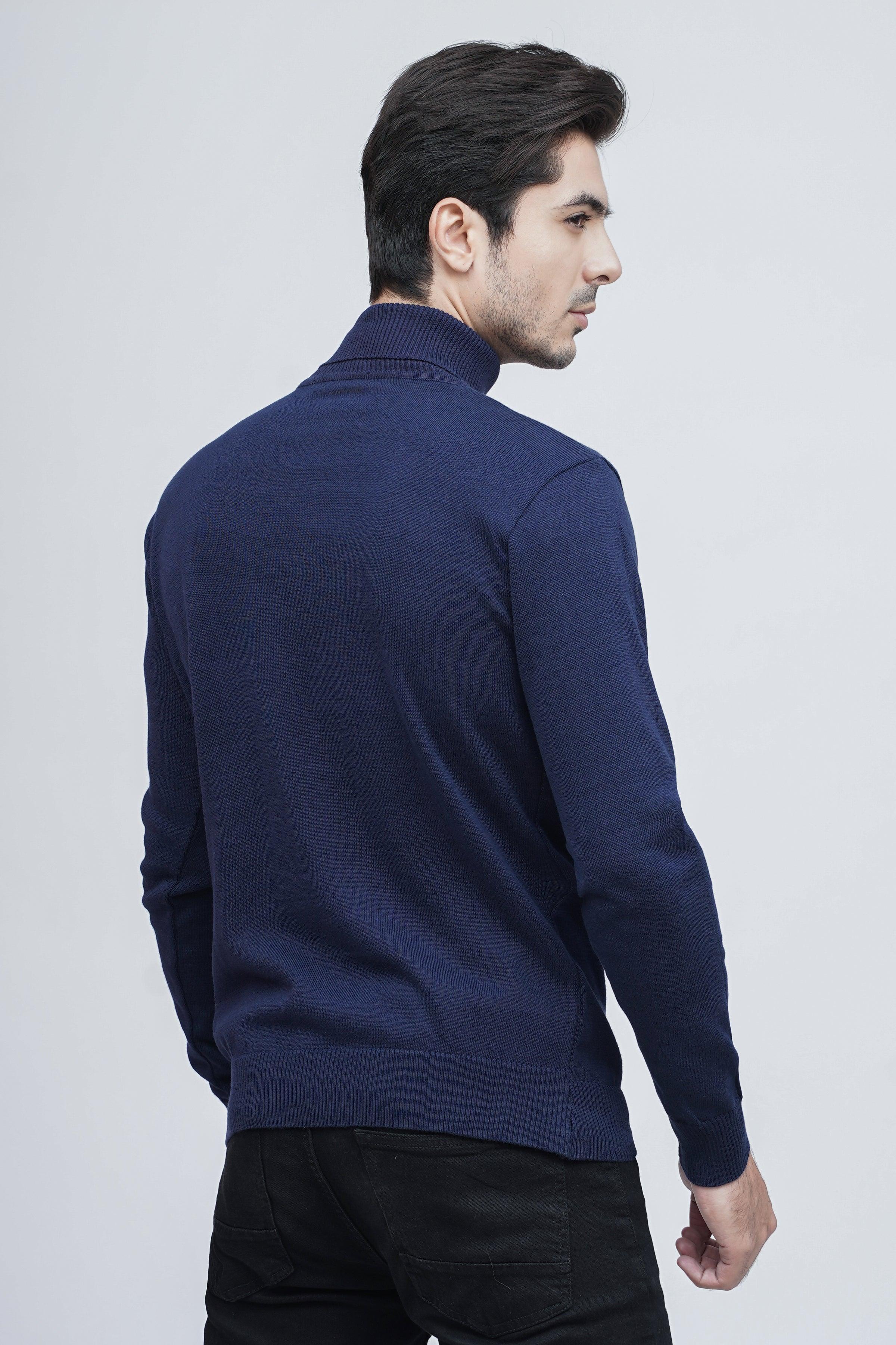 SWEATER HIGH NECK F/S NAVY - Image 3