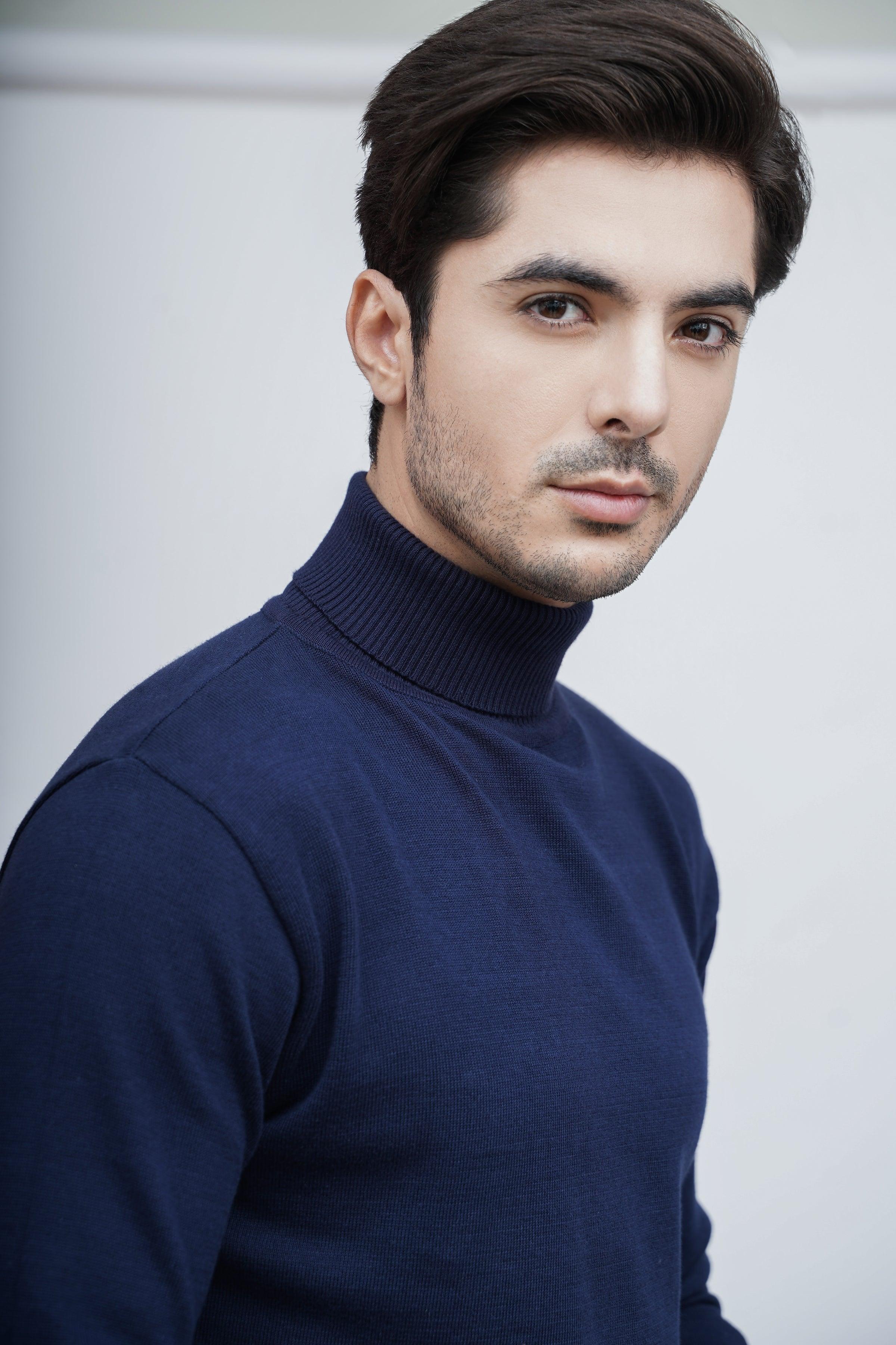 SWEATER HIGH NECK F/S NAVY - Image 4