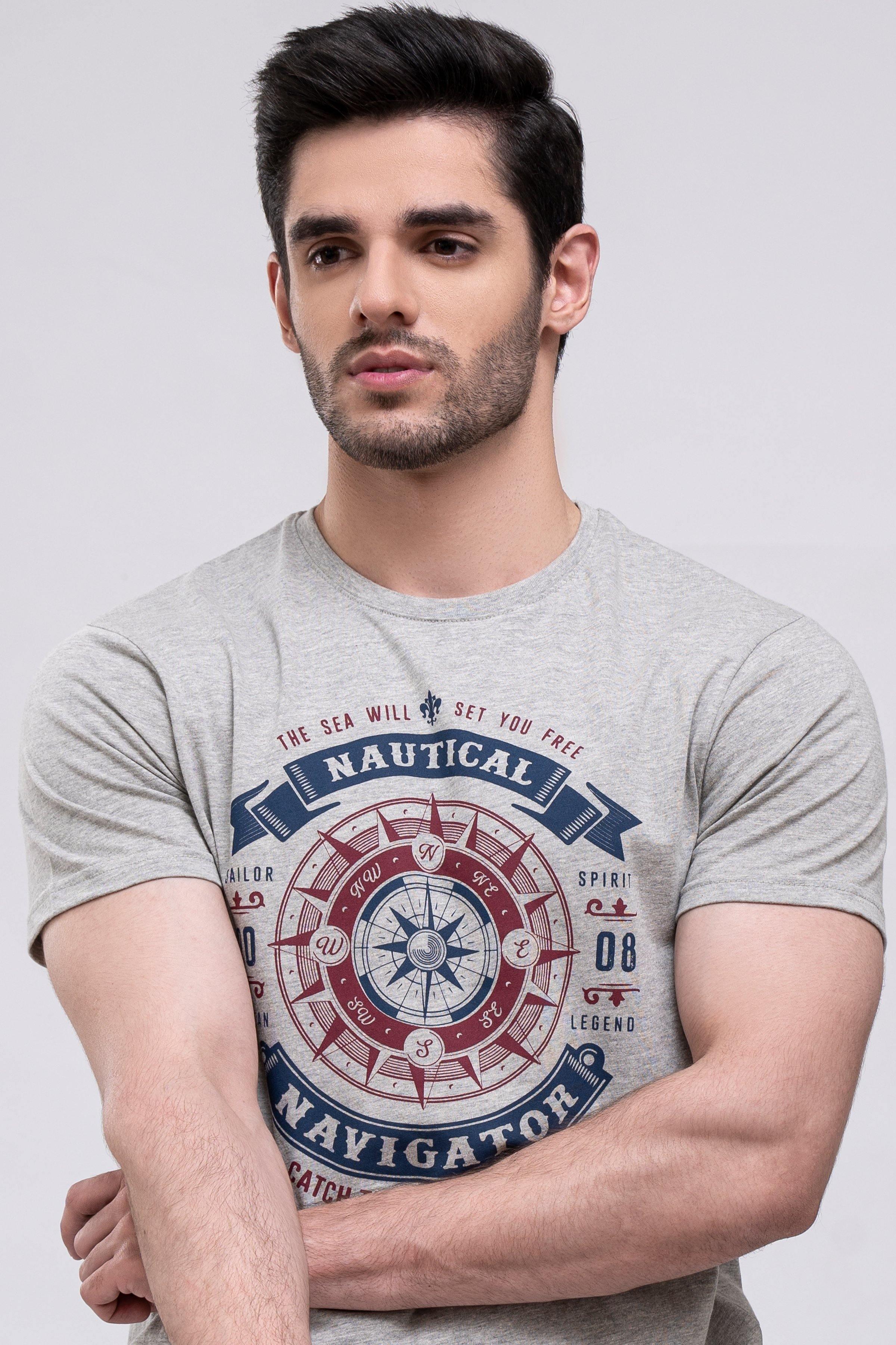 T SHIRT CREW NECK HYDER GREY - Image 2