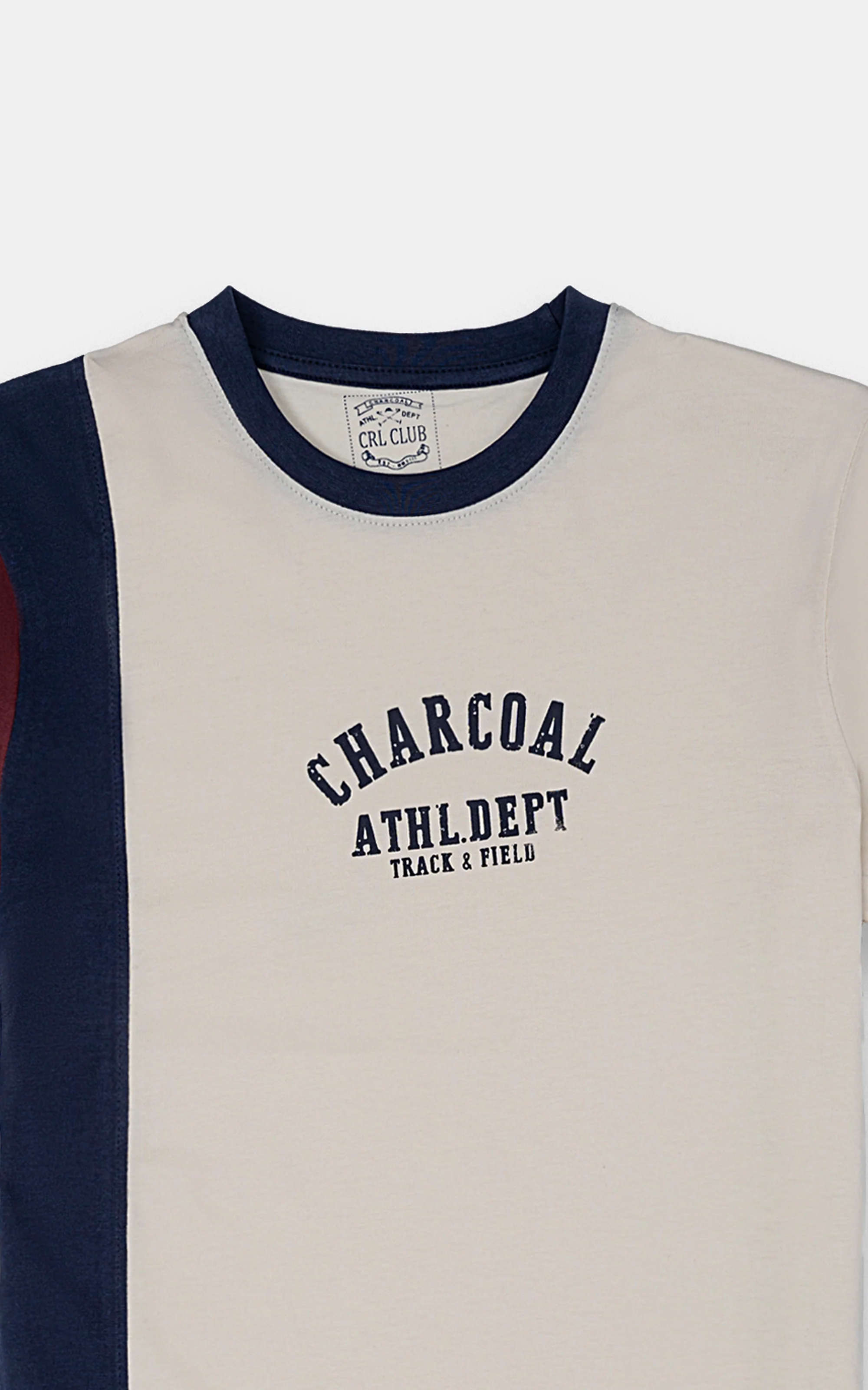 CUT AND SEW T-SHIRT OFF WHITE - Image 2