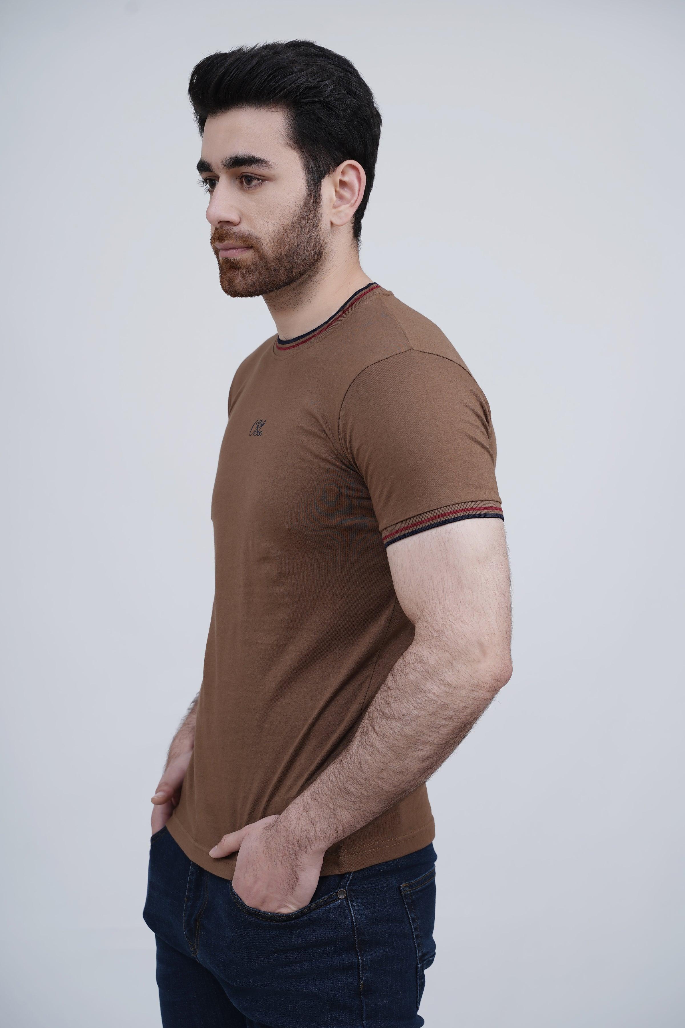 TIPPING T SHIRT MUSTARD - Image 2