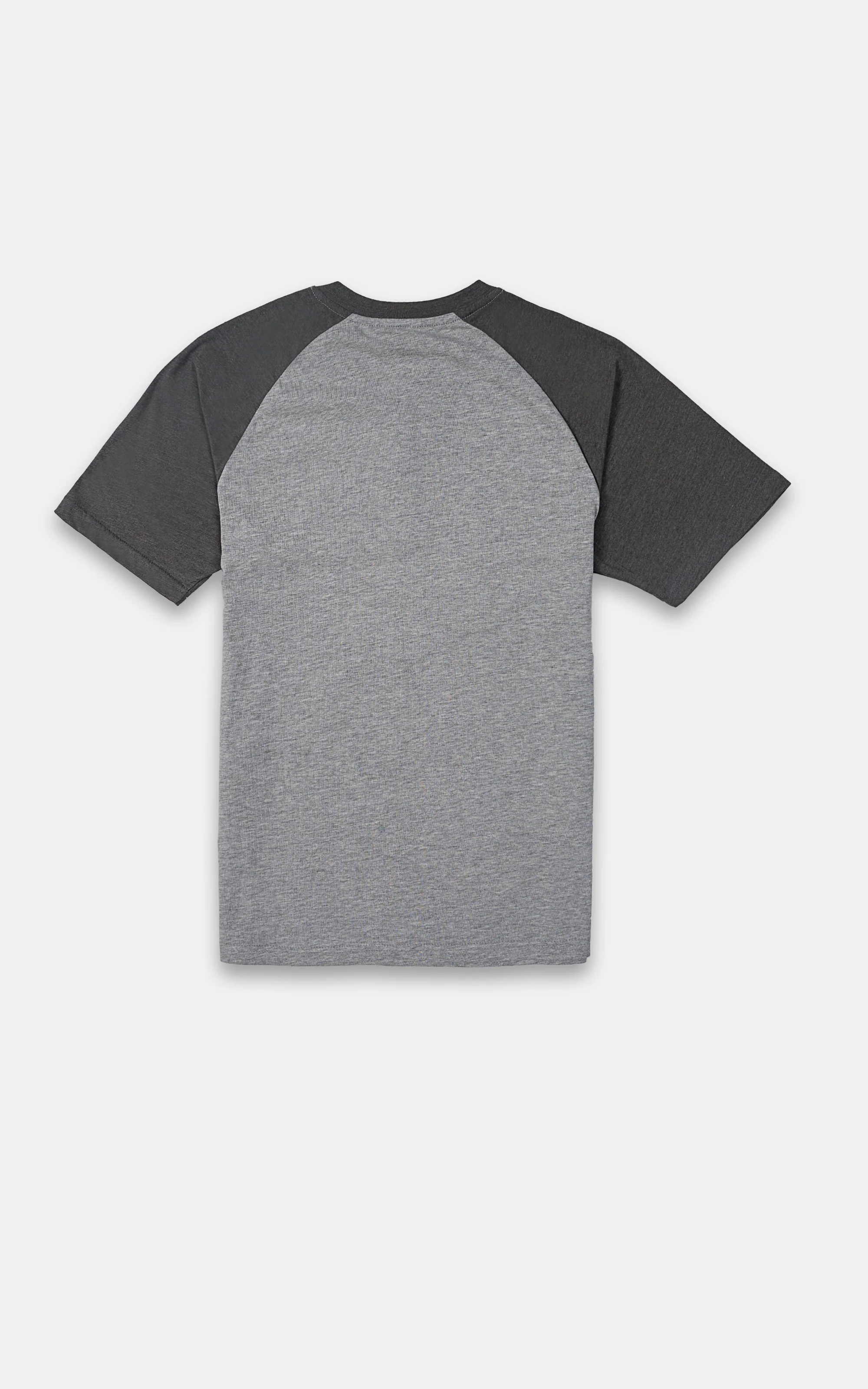 RAGLAN SLEEVES HENLEY T-SHIRT GREEN GREY - Image 3