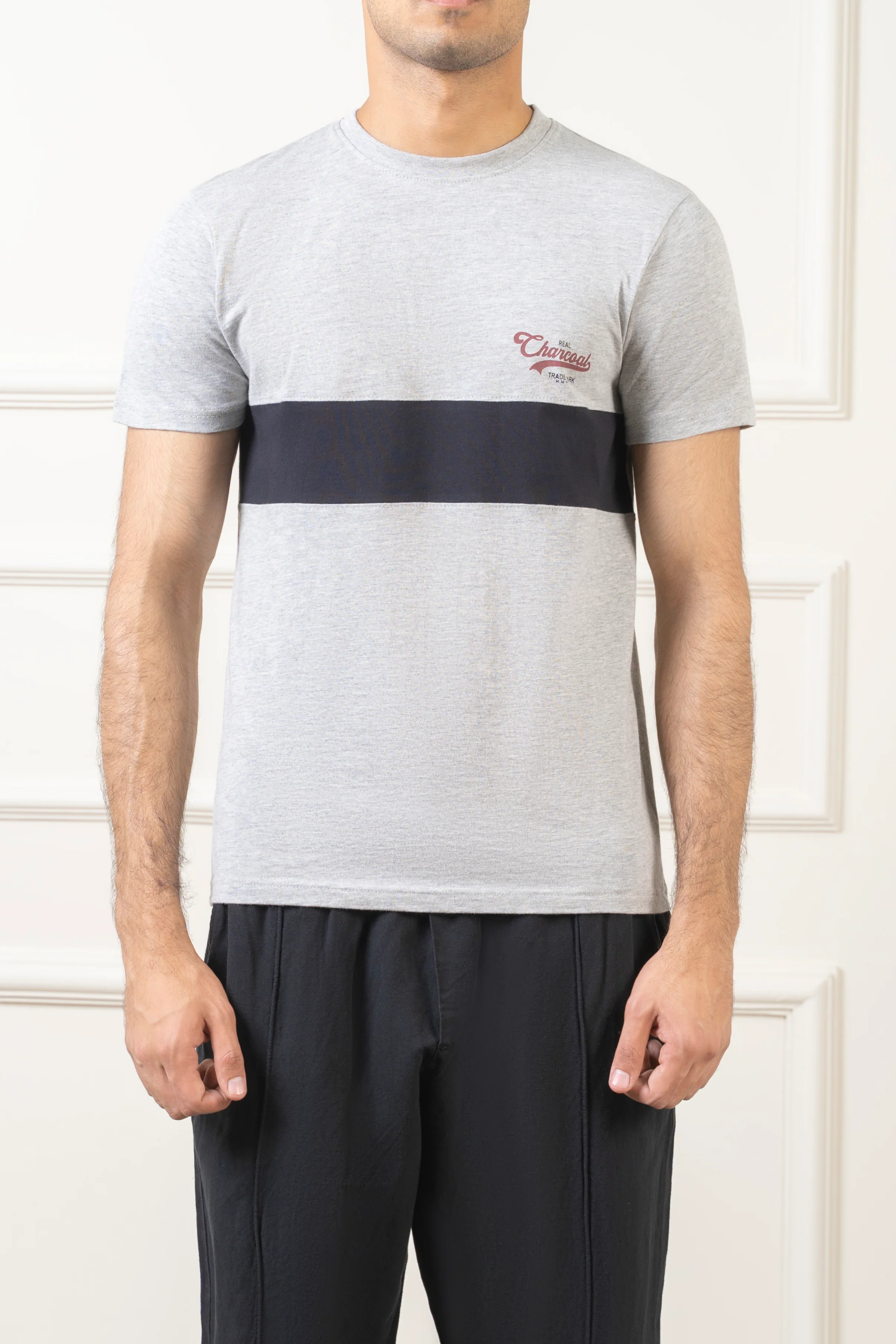 T SHIRT HEATHER GREY - Image 2