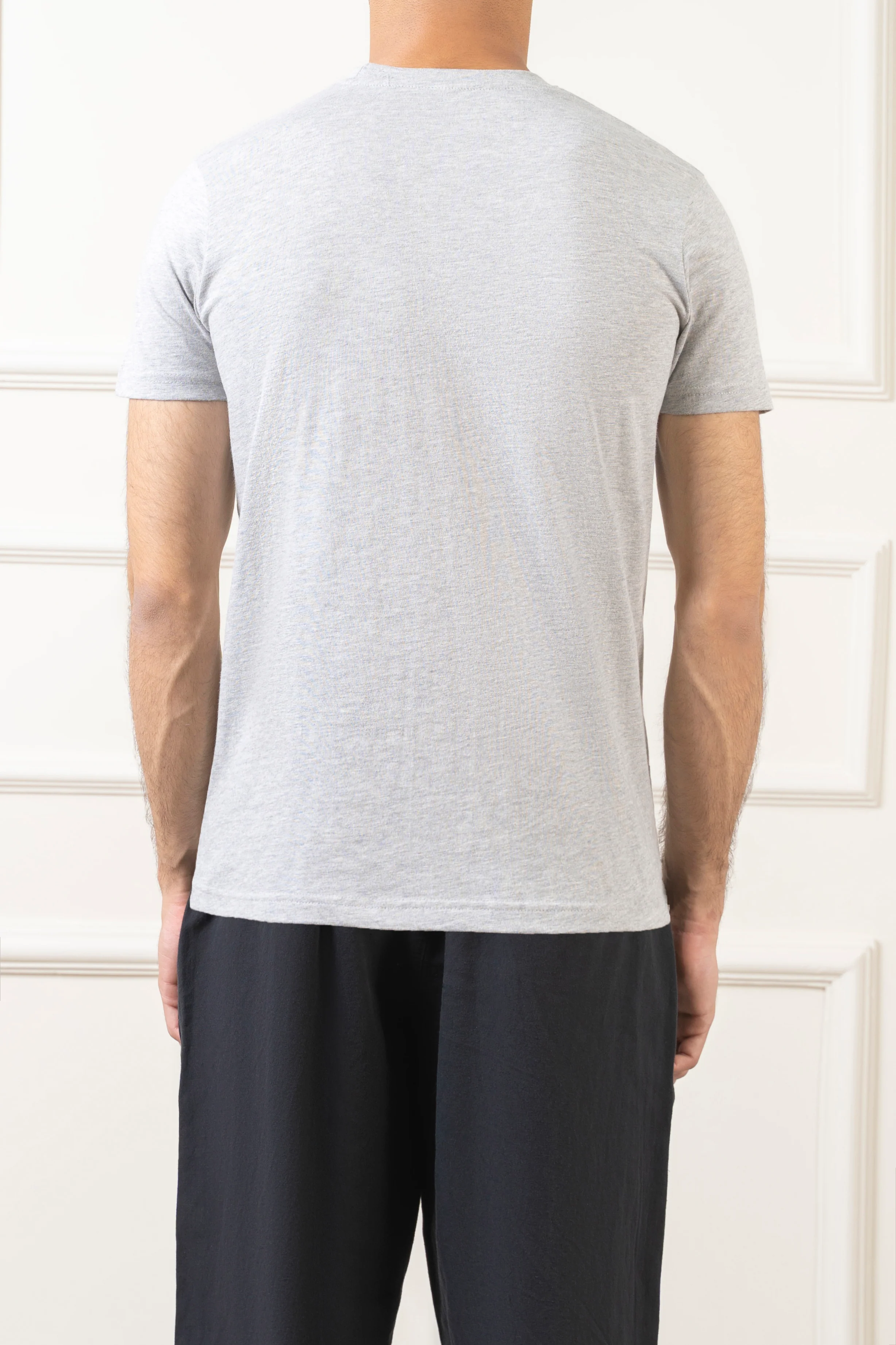 T SHIRT HEATHER GREY - Image 4