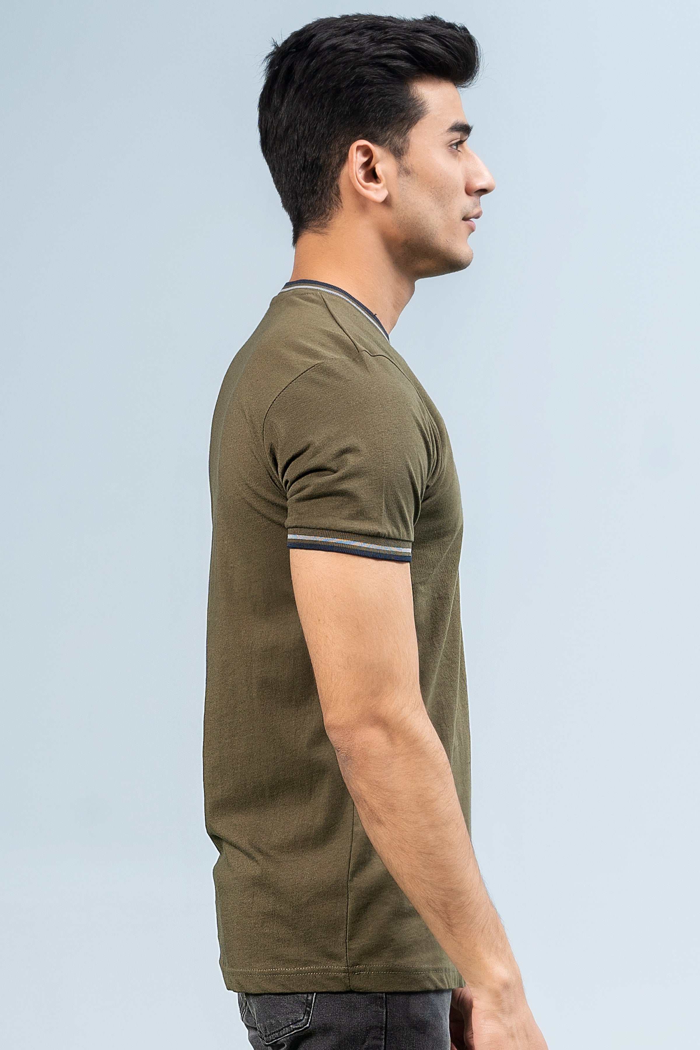 T SHIRT OLIVE - Image 3