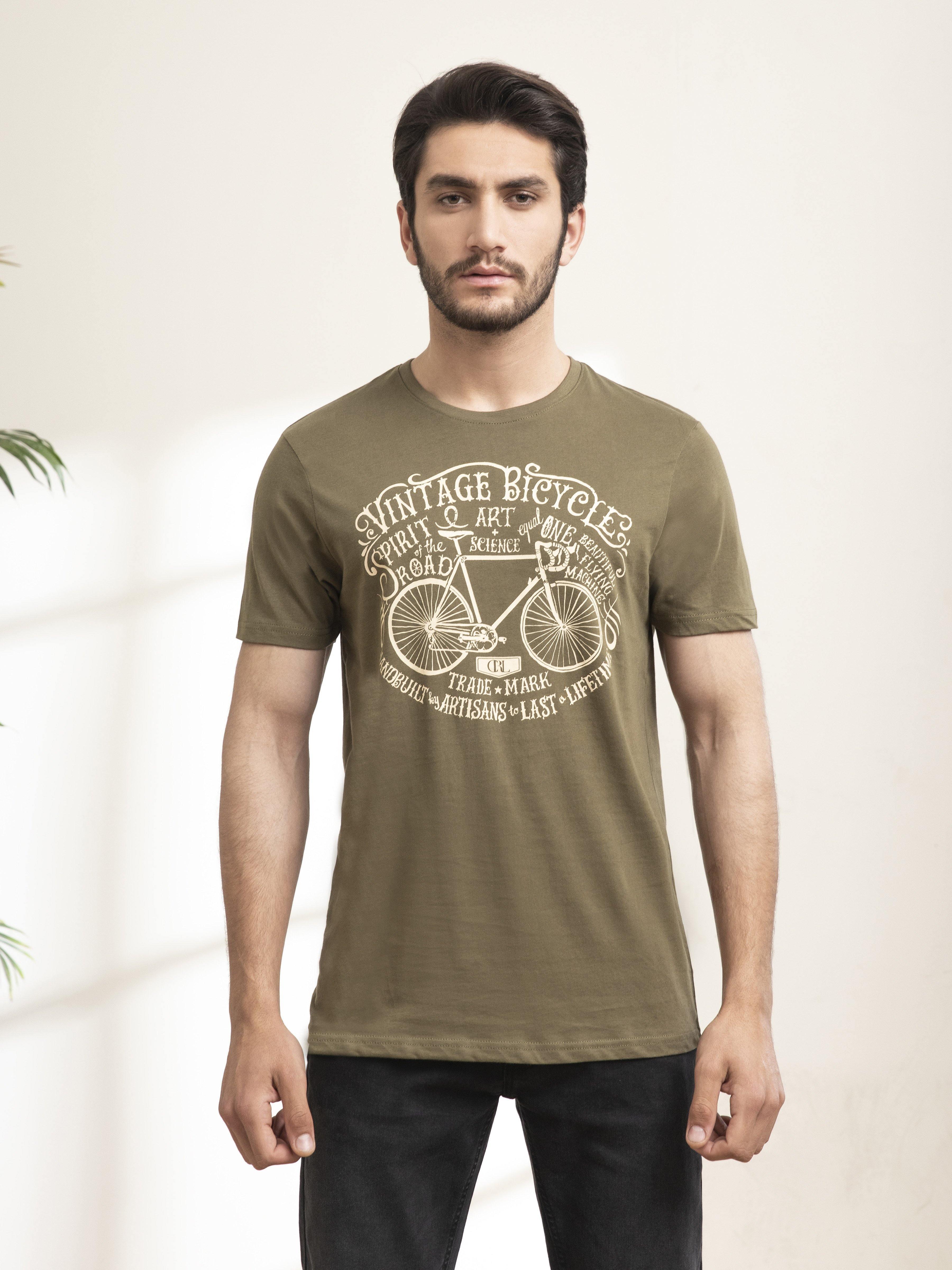 T SHIRT ROUND NECK CYCLE GREEN - Image 2