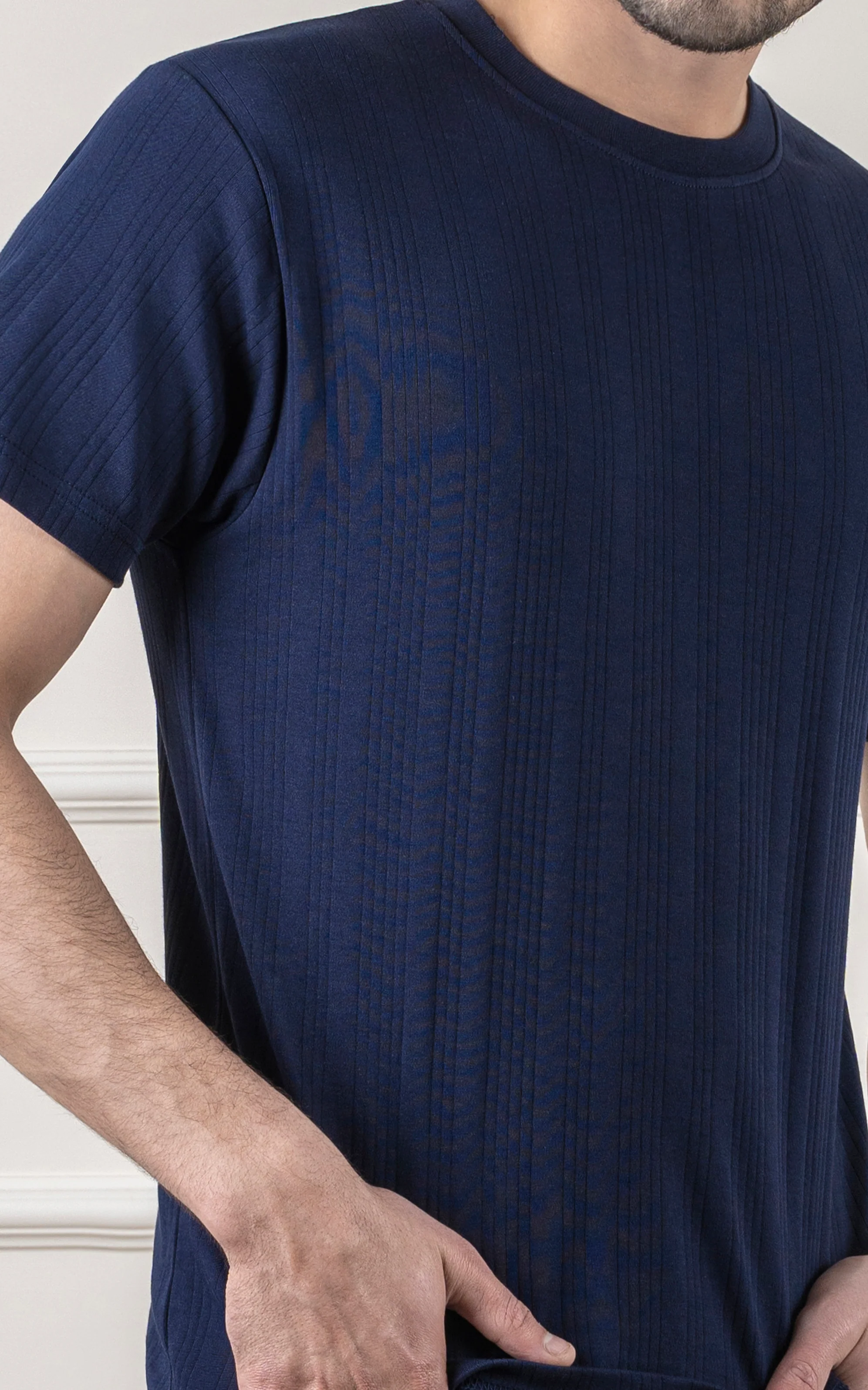 DROP NEEDLE  T SHIRT NAVY - Image 6