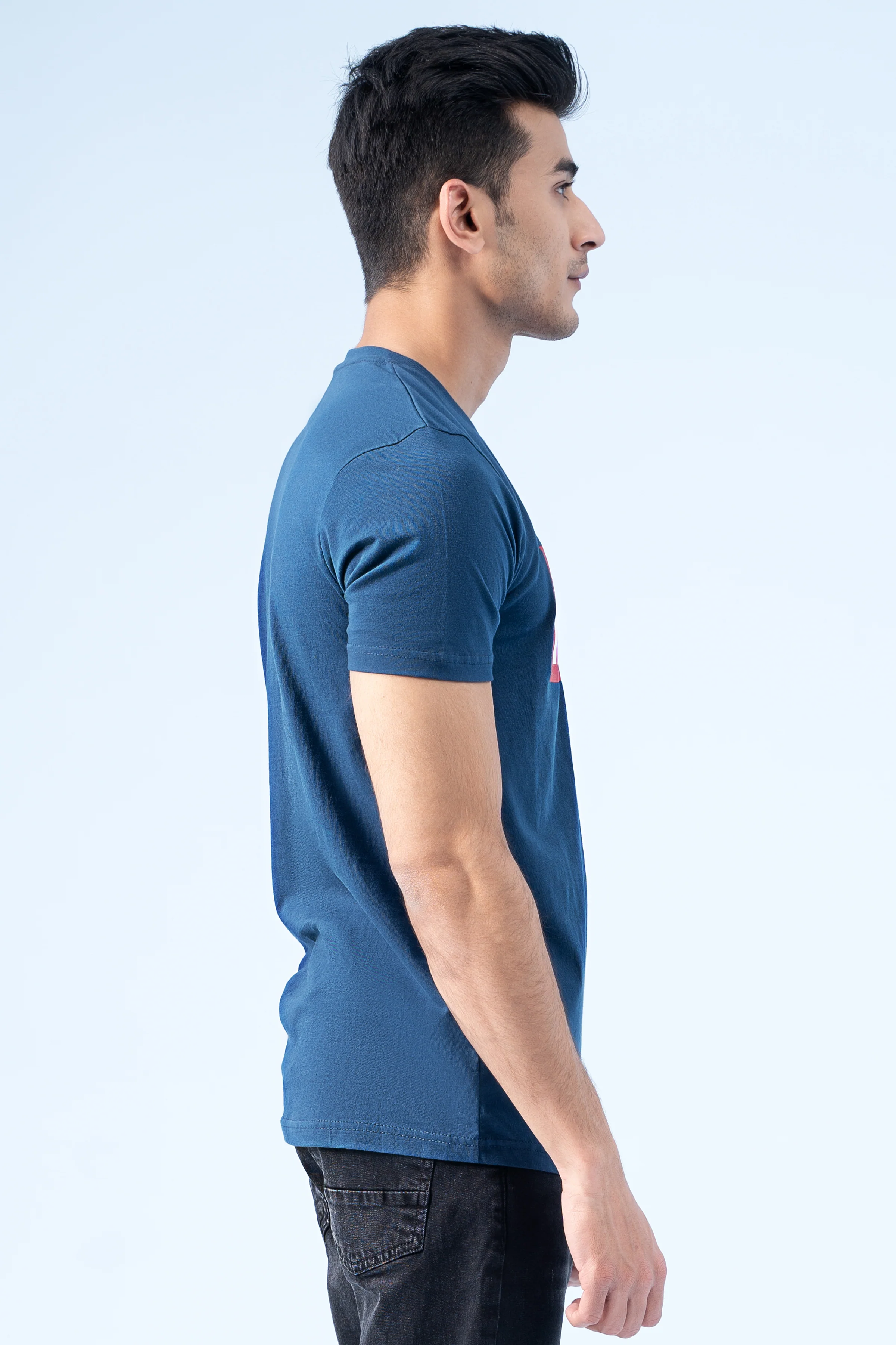 T-SHIRT TEAL BLUE - Image 3