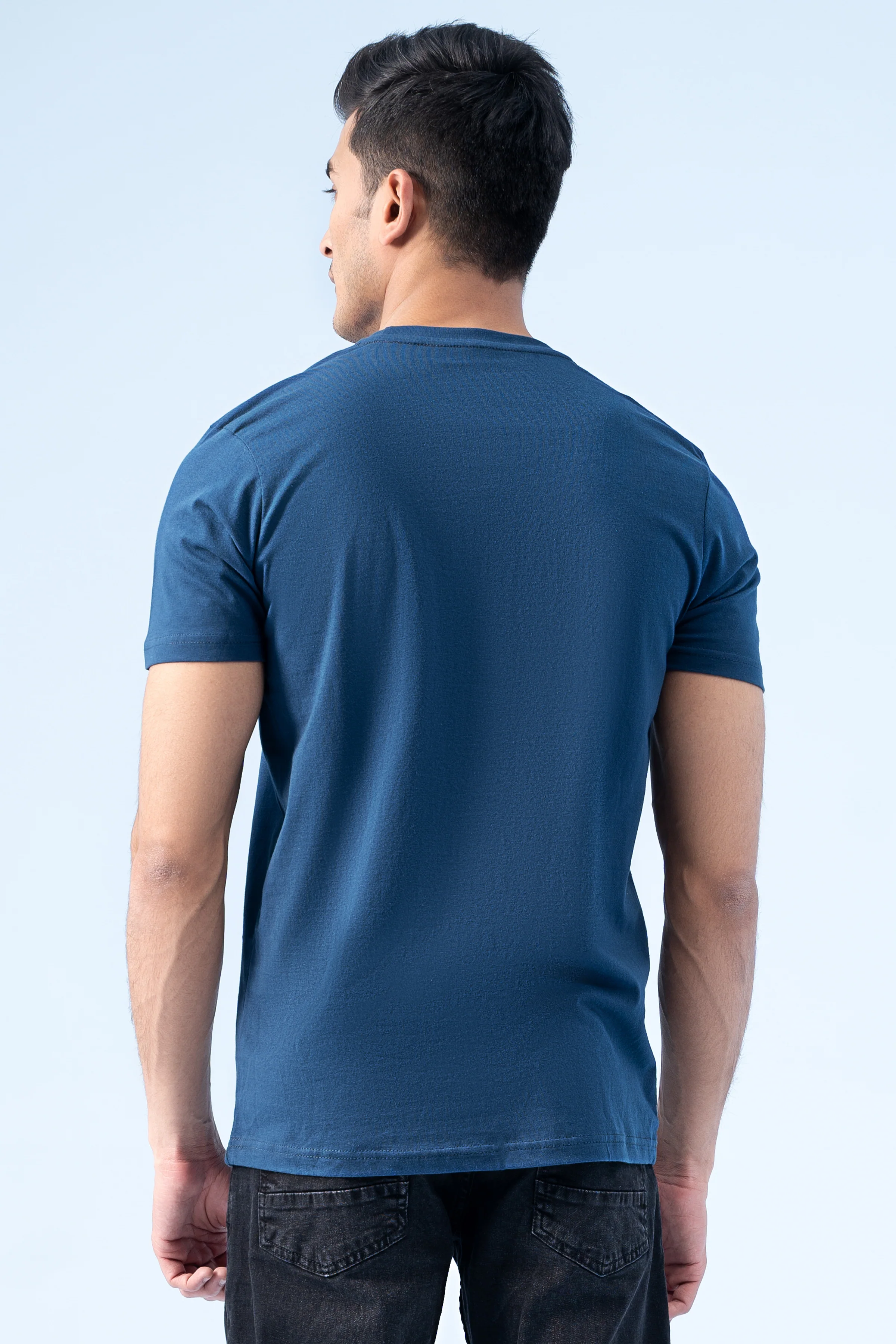 T-SHIRT TEAL BLUE - Image 4
