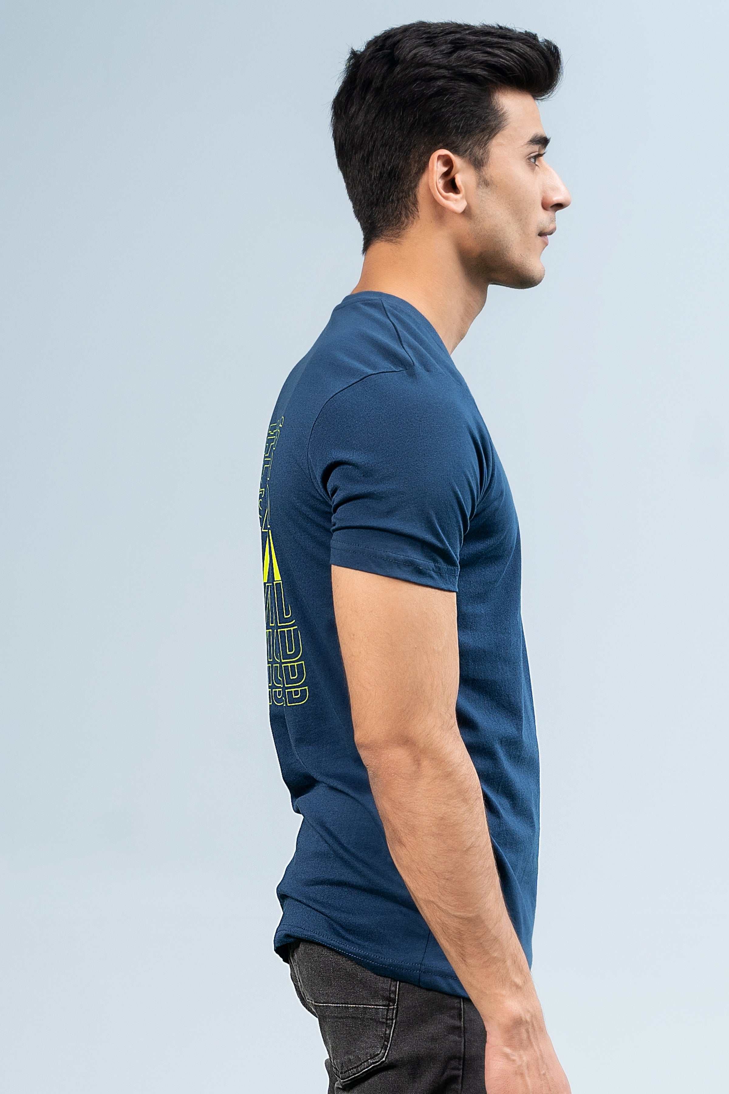 T SHIRT TEAL BLUE - Image 3