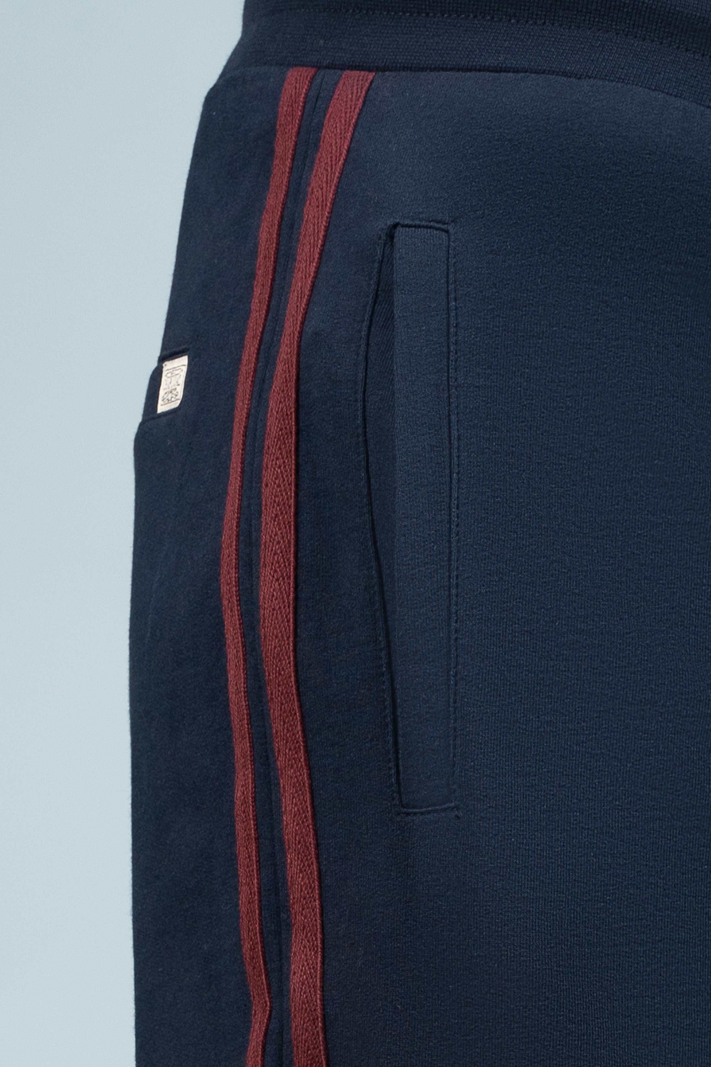 TERRY CONTRAST TAPE TROUSER NAVY - Image 4