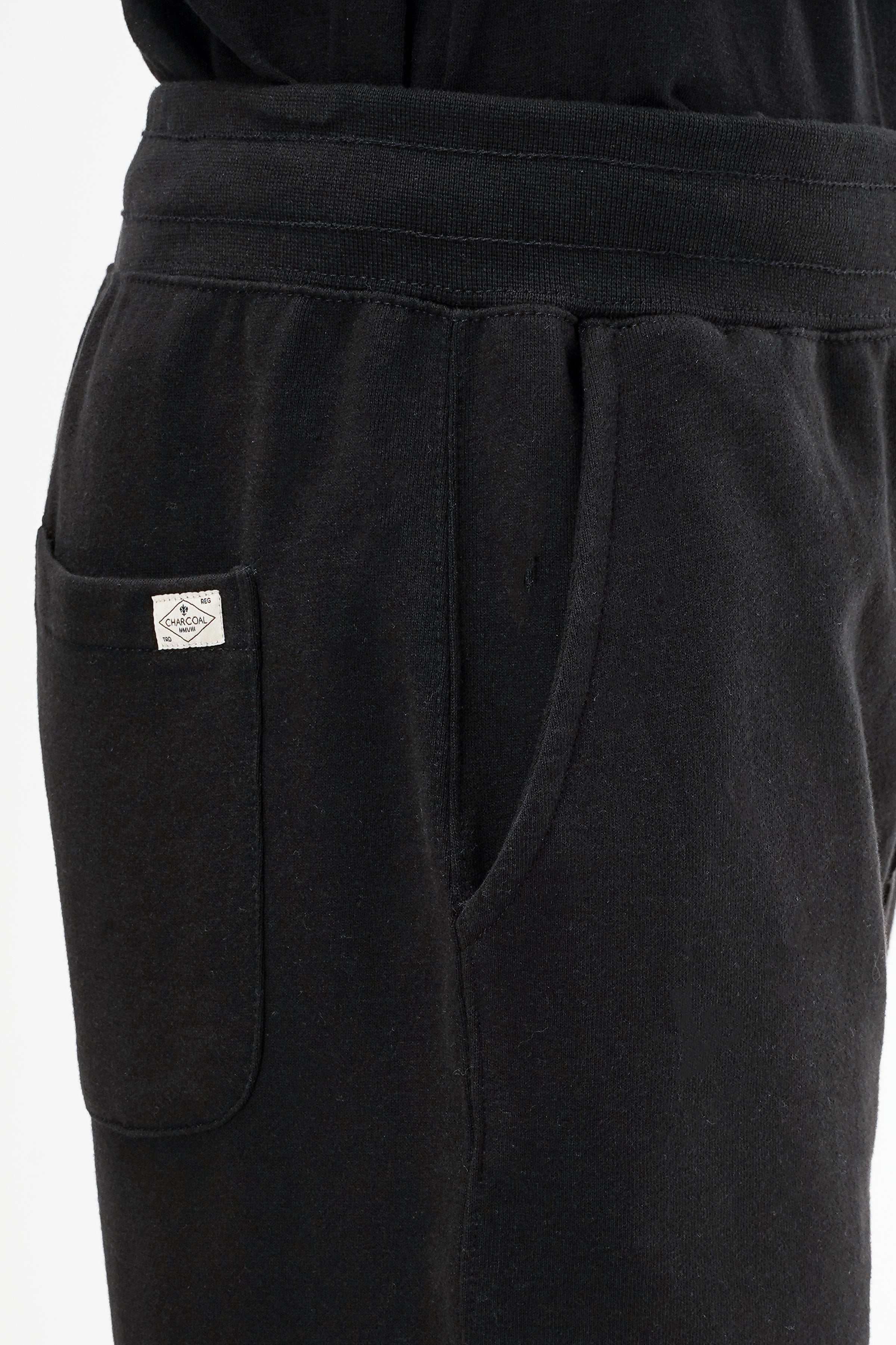 TERRY JOGGER TROUSER BLACK - Image 5