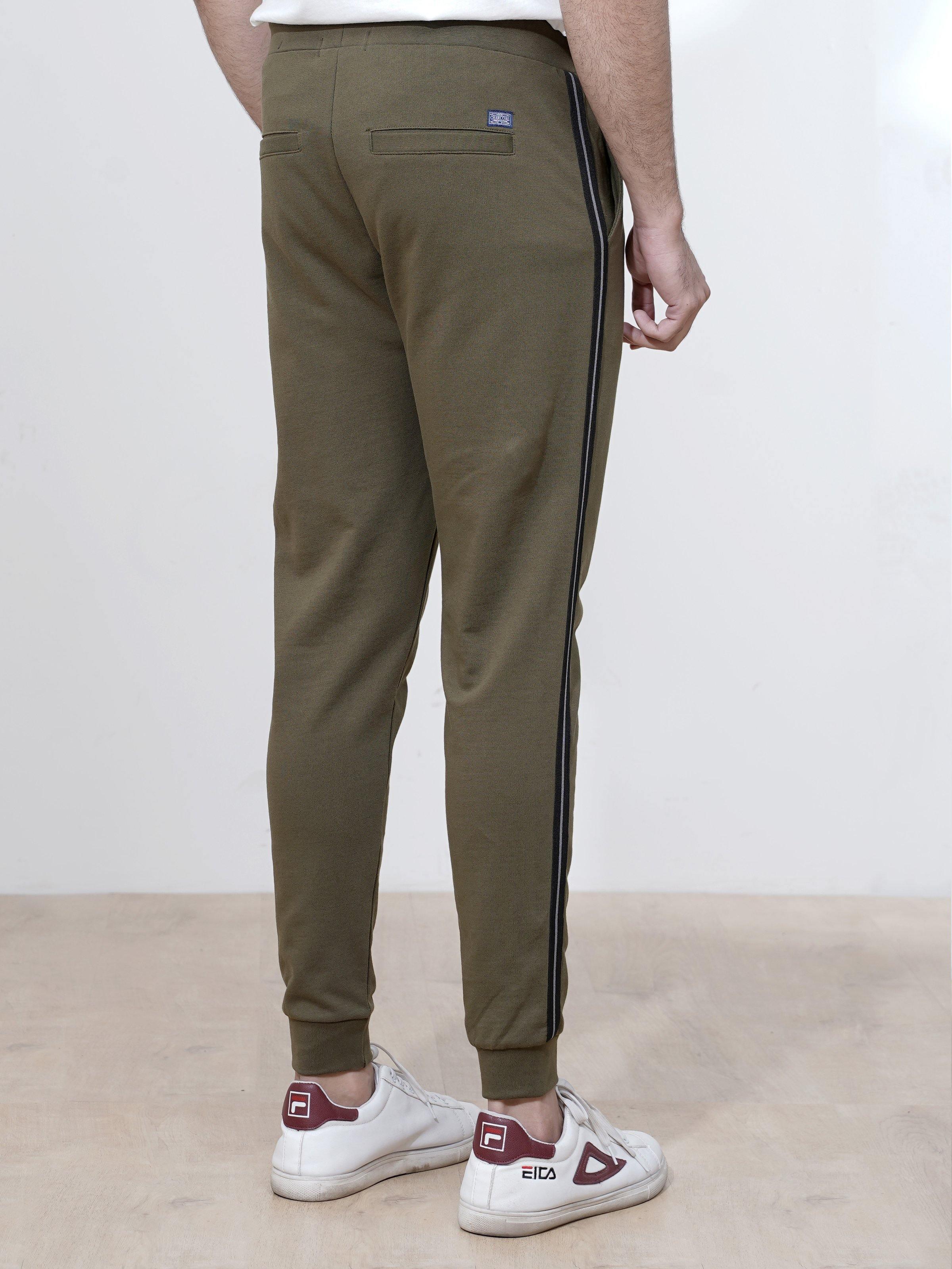 TERRY JOGGER  TROUSER OLIVE - Image 3