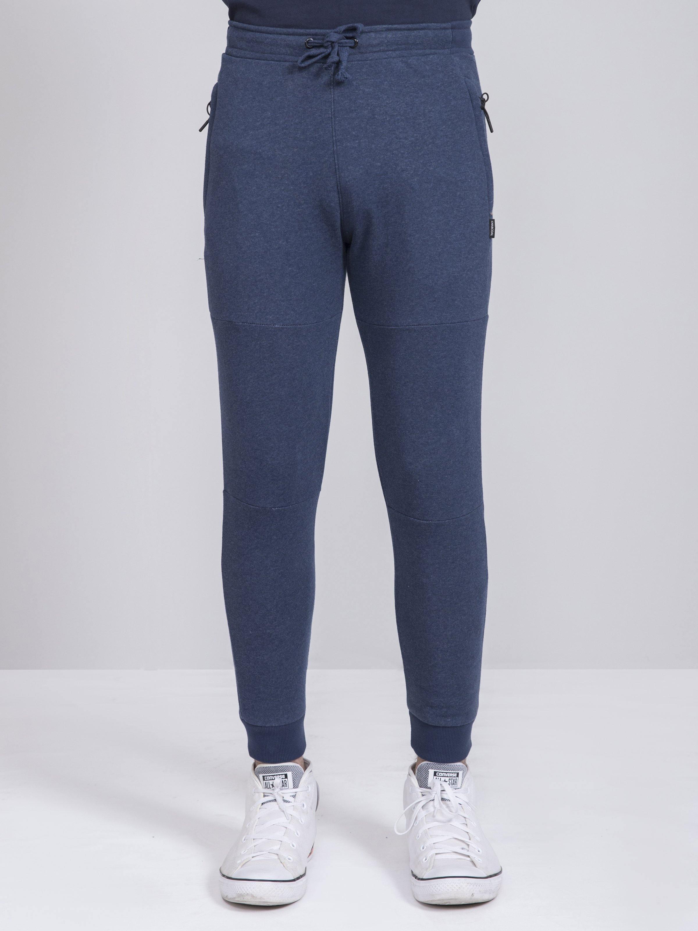 TERRY SLIM FIT INDIGO MELANGE TROUSER - Image 2