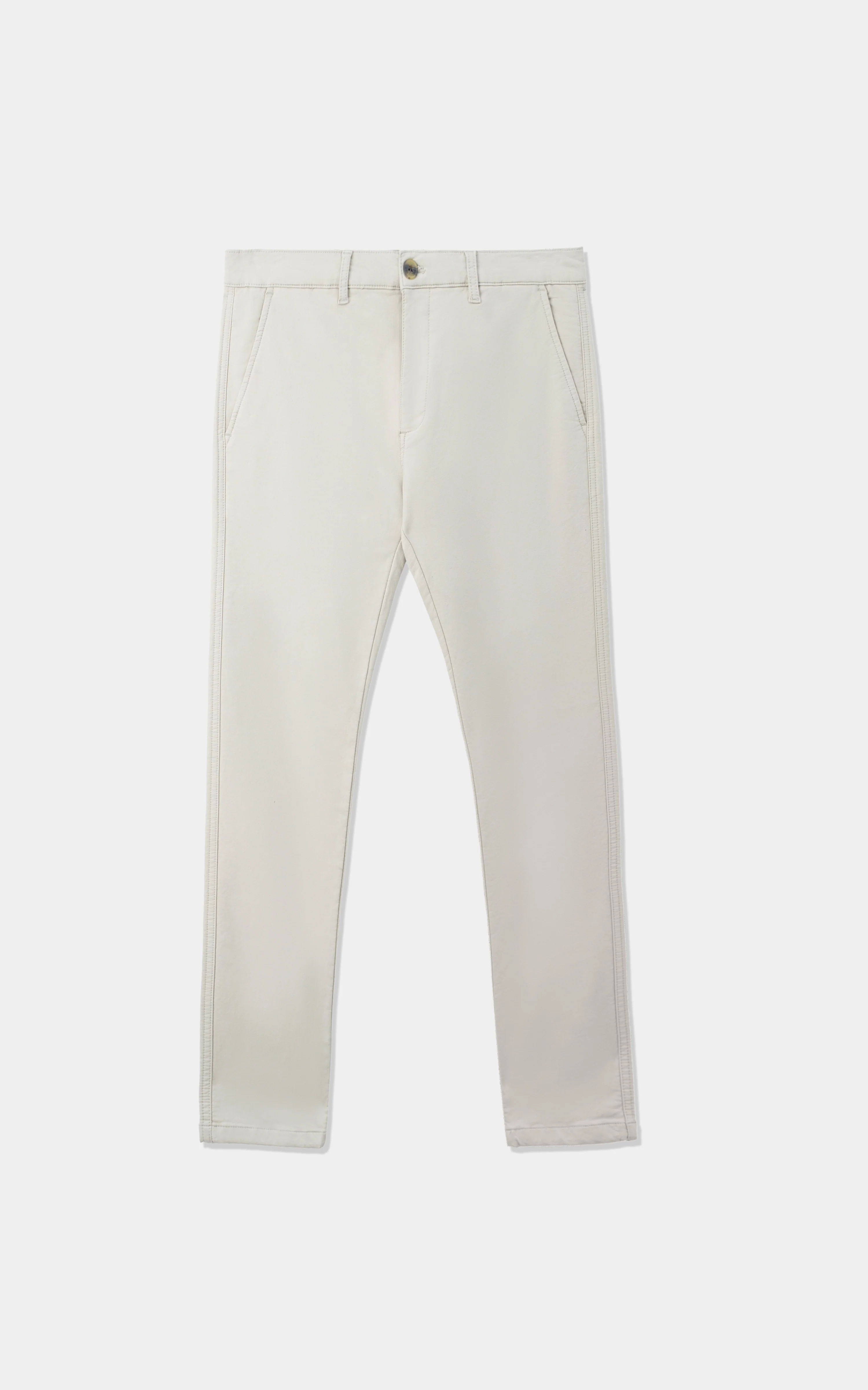 TERRY TWILL SMART FIT  CASUAL PANT BEIGE