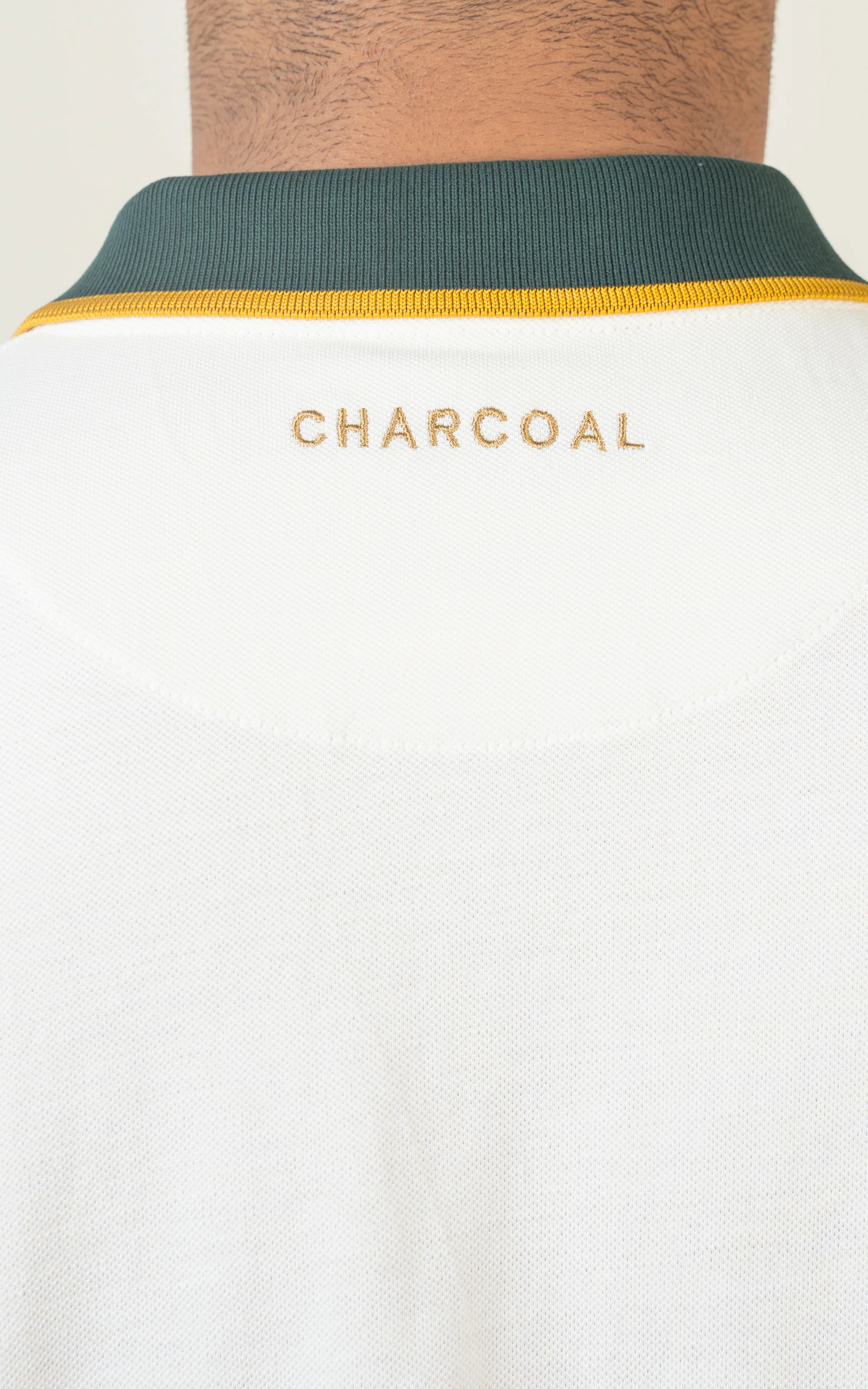 TIPPING CONTRAST COLLAR POLO WHITE - Image 6