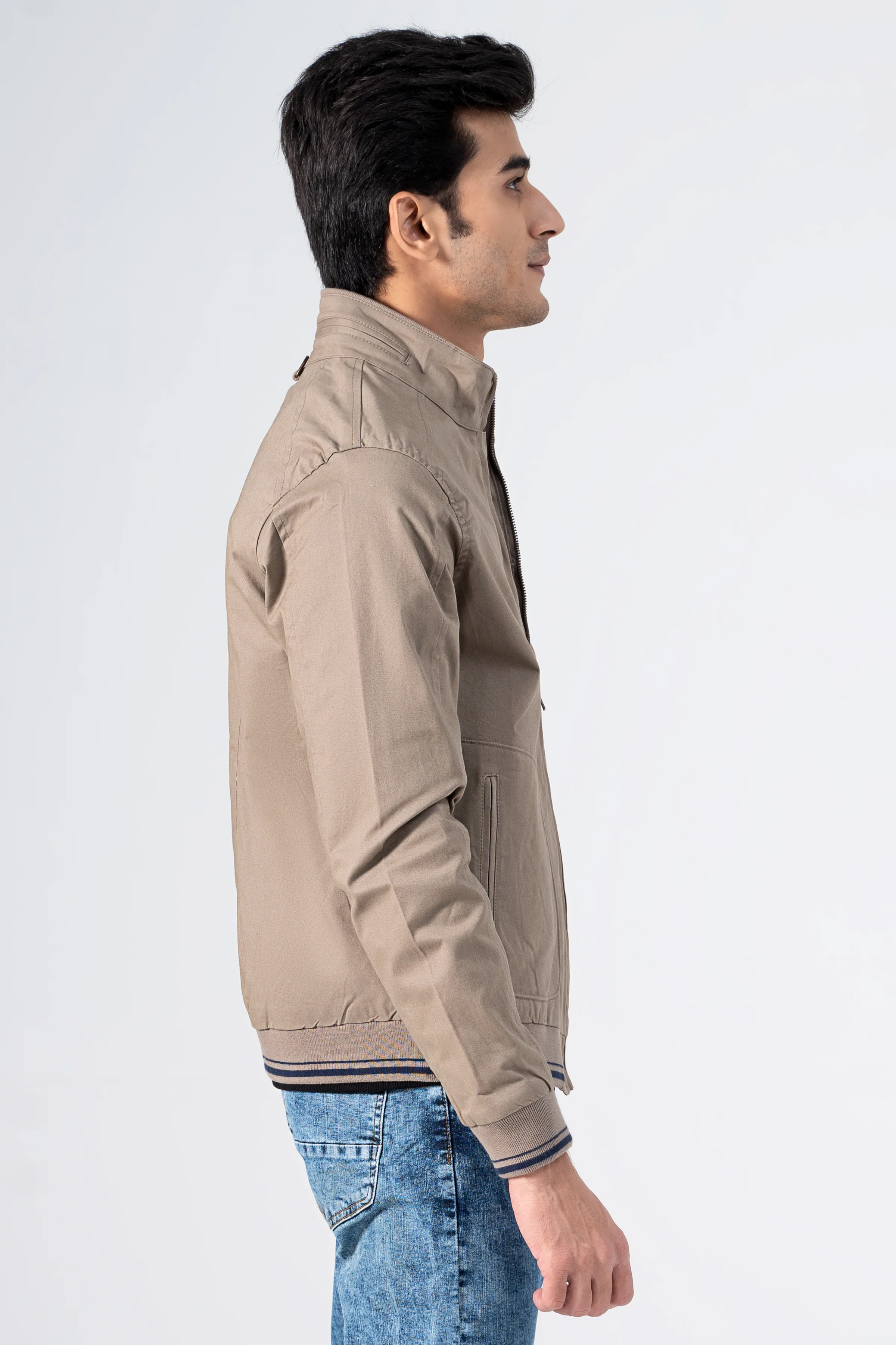 Tipping Cotton Jacket khaki - Image 3