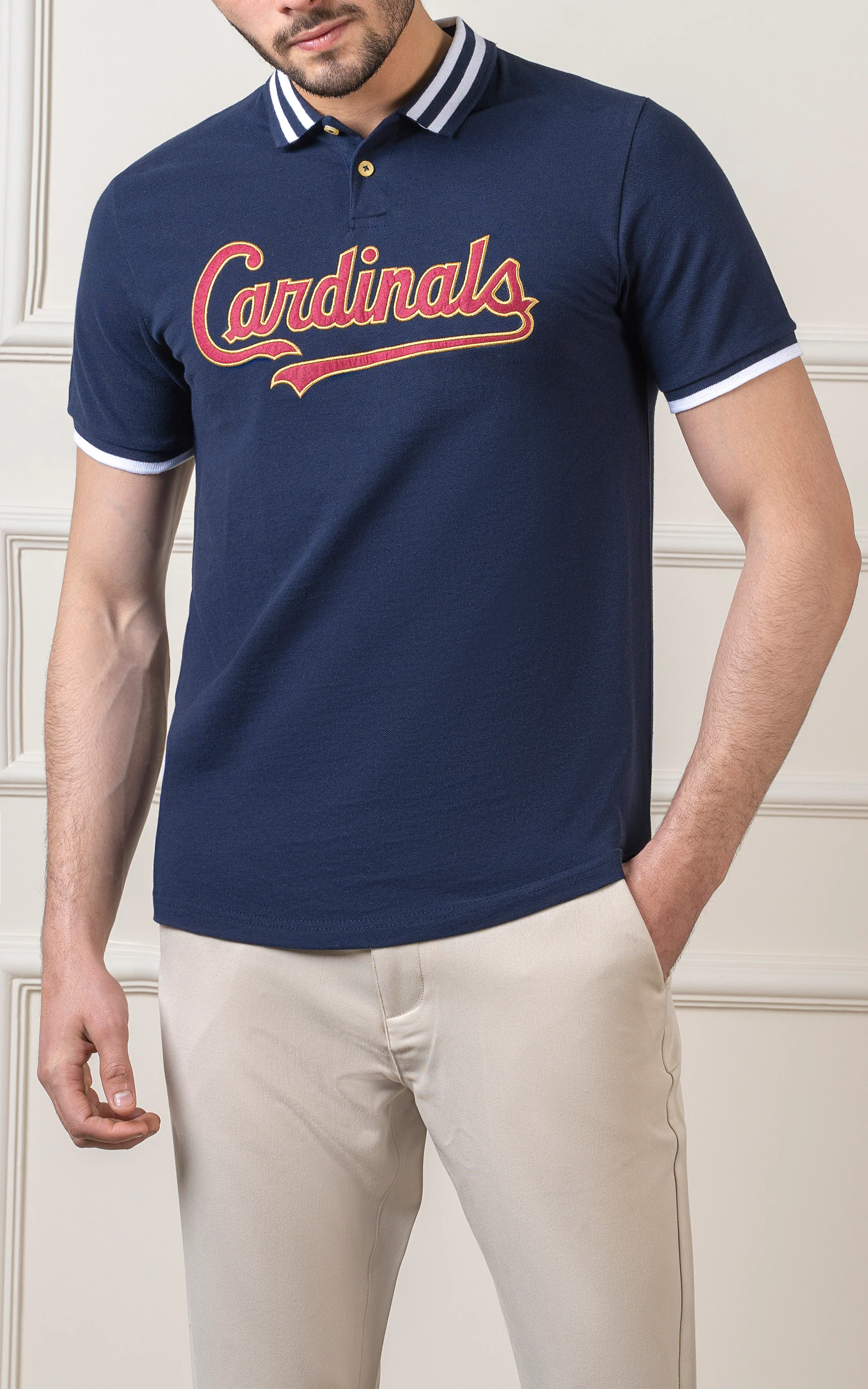 TIPPING FASHION POLO NAVY