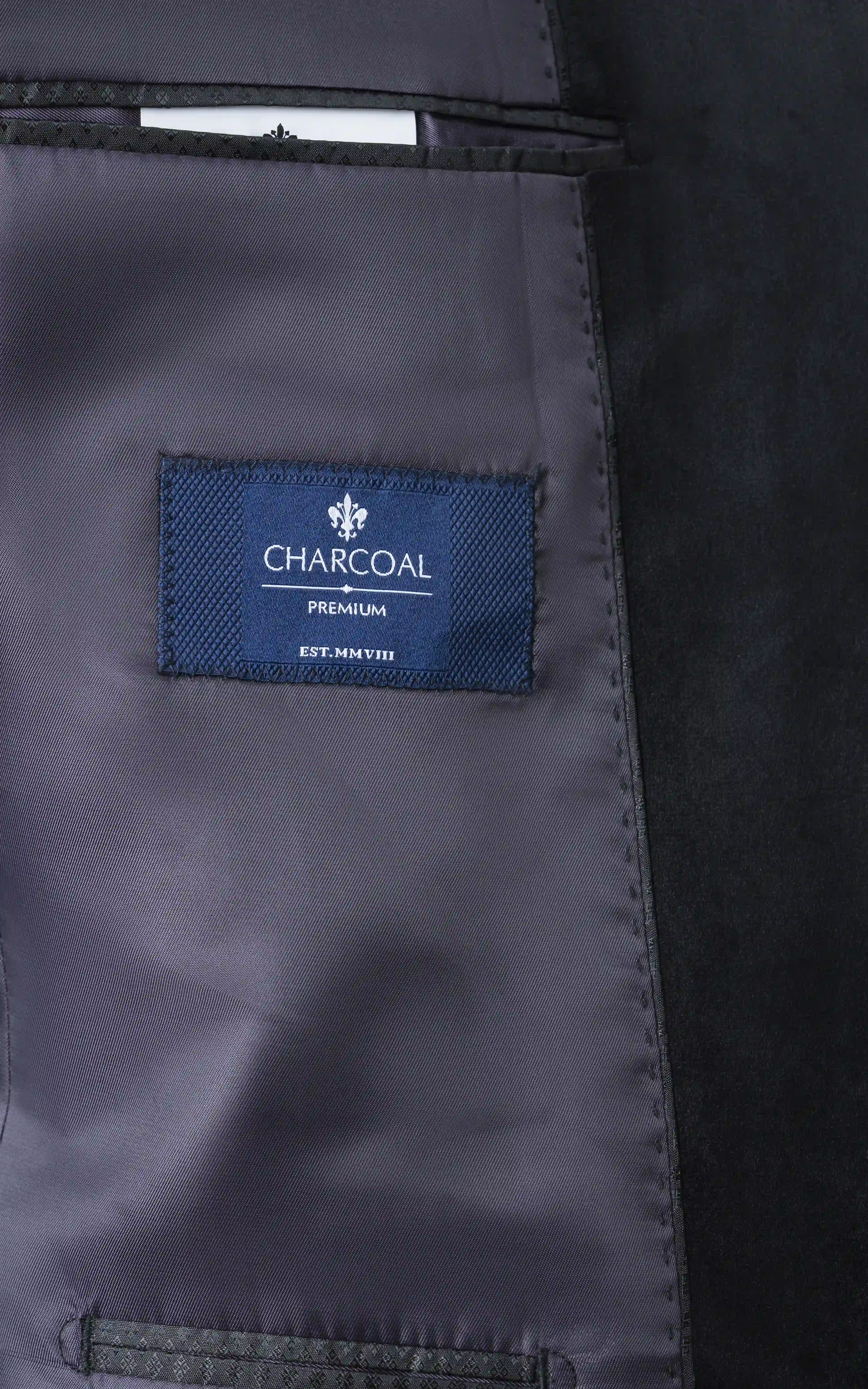 Tuxedo Suit With Shawl Lapel burgundy - Image 4