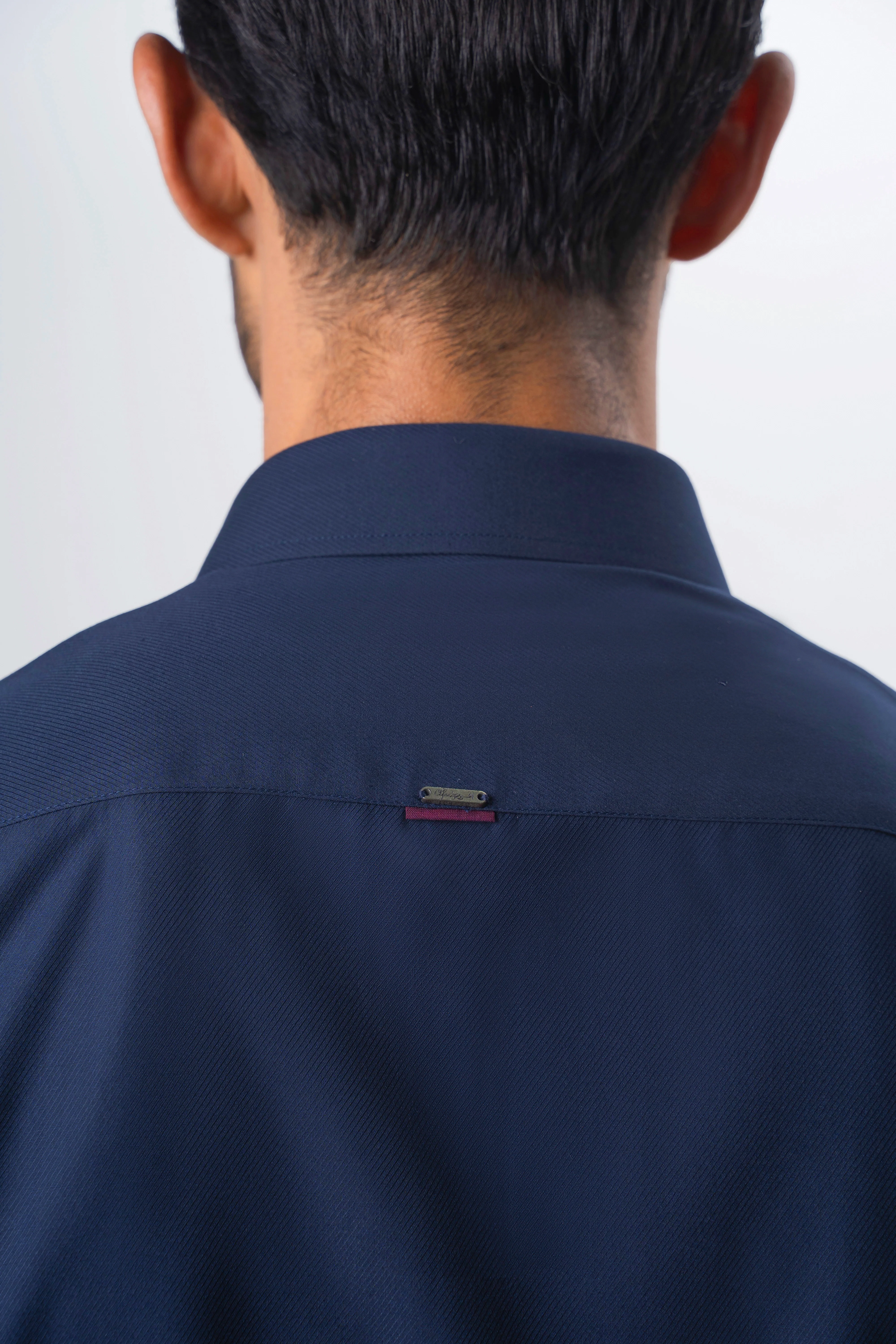TWILL BLENDED KAMEEZ SHALWAR | SIGNATURE COLLECTION NAVY - Image 5