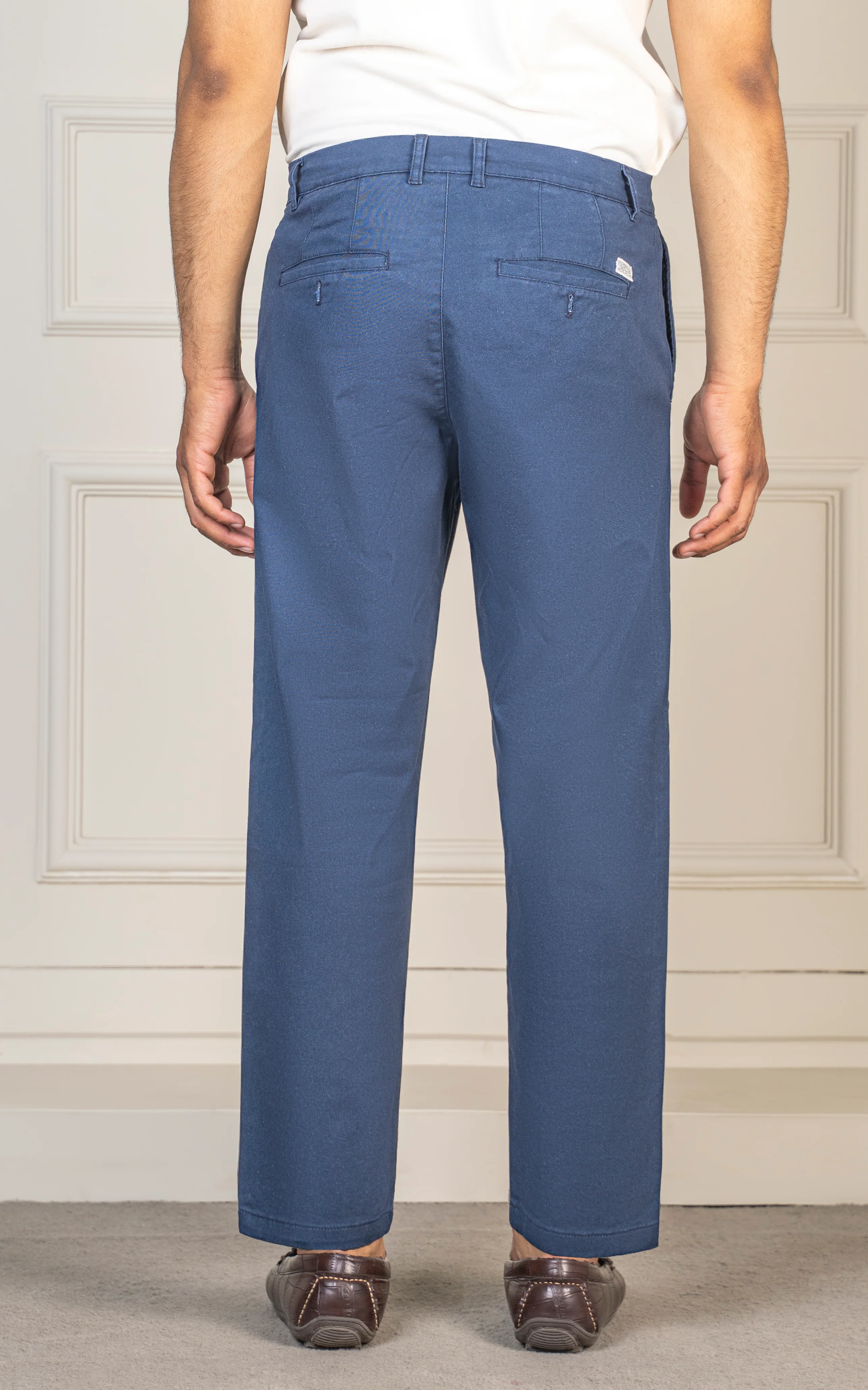 TWILL LOOSE FIT PANT NAVY - Image 4