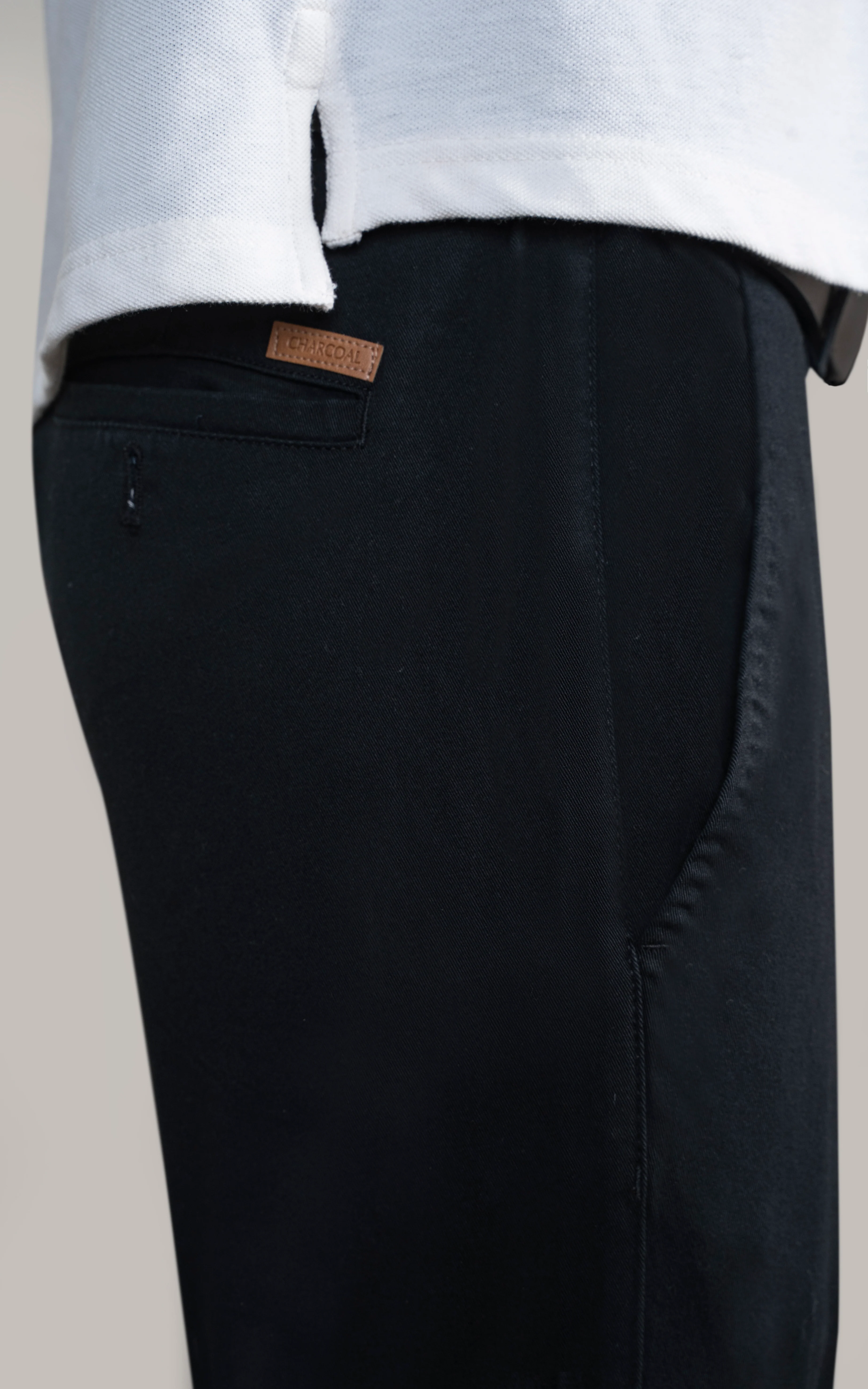 TWILL SMART FIT PANT BLACK - Image 3