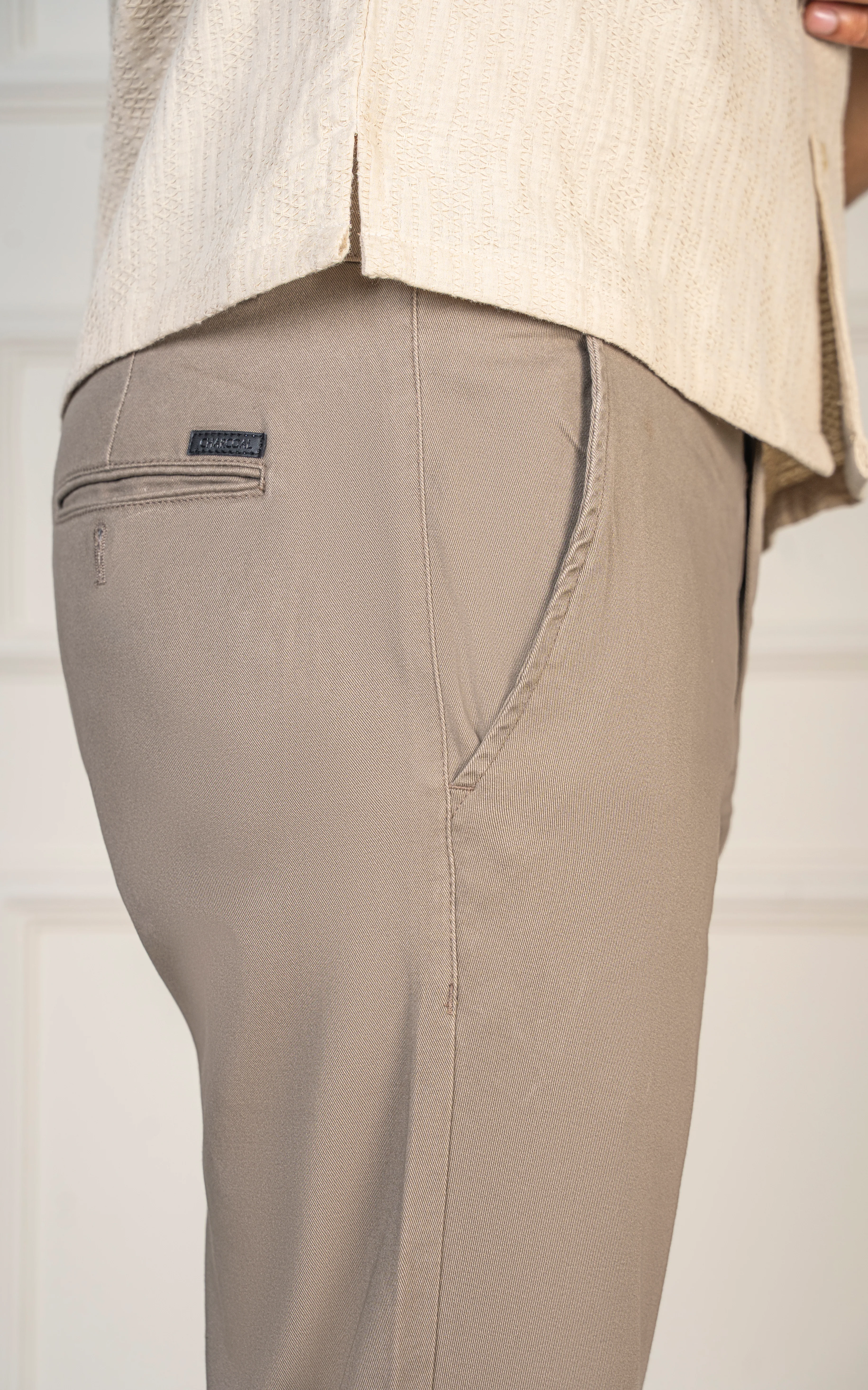 TWILL SMART FIT PANT KHAKI - Image 5