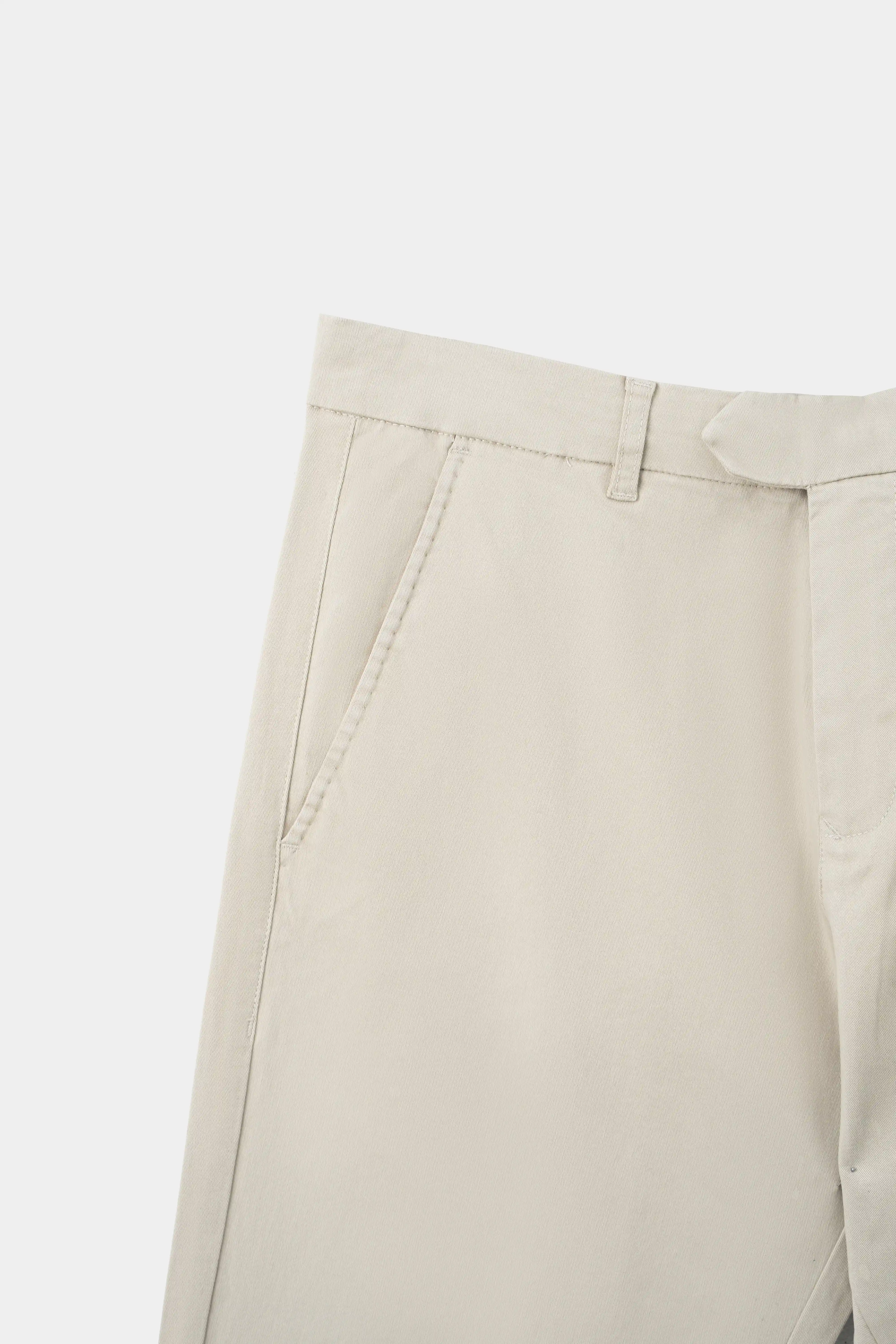 TWILL SMART FIT PANT LIGHT KHAKI - Image 2