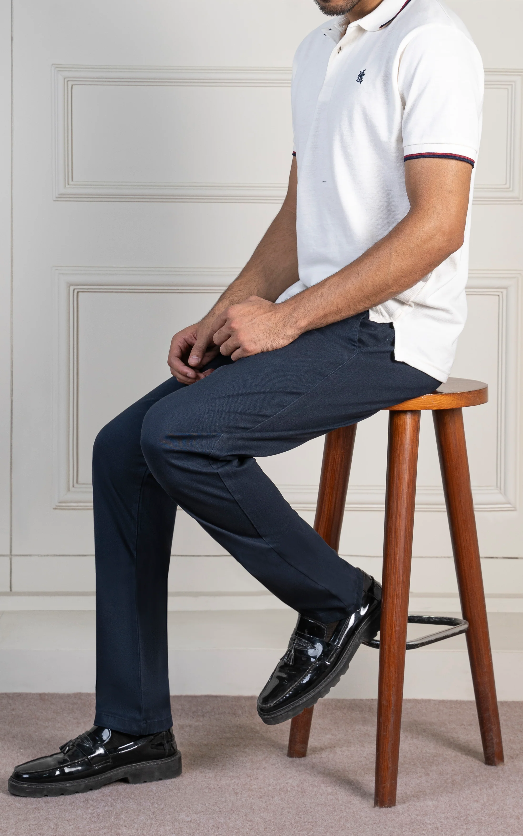 TWILL SMART FIT PANT NAVY - Image 5