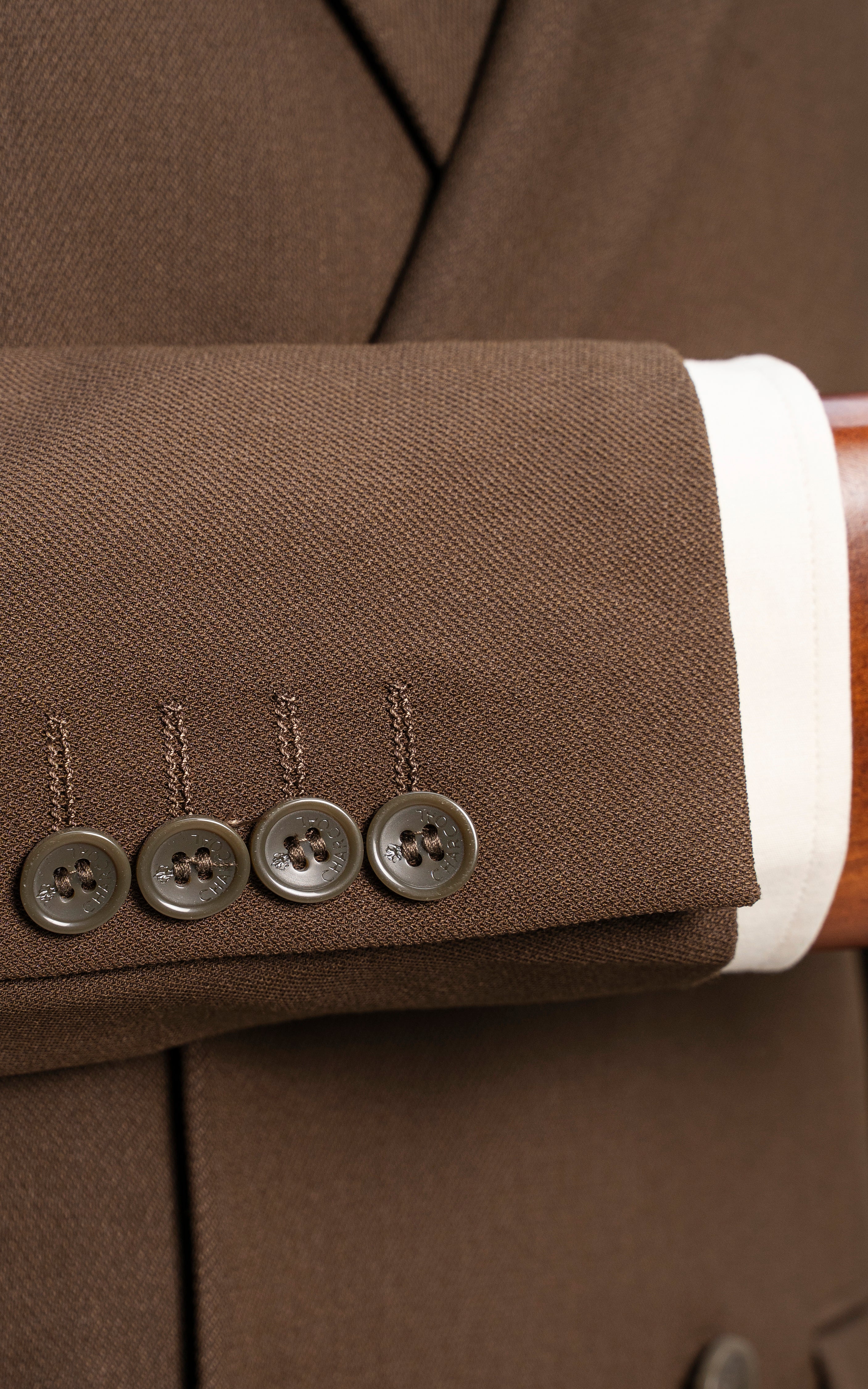 TWO PIECE SUIT BROWN - Image 4