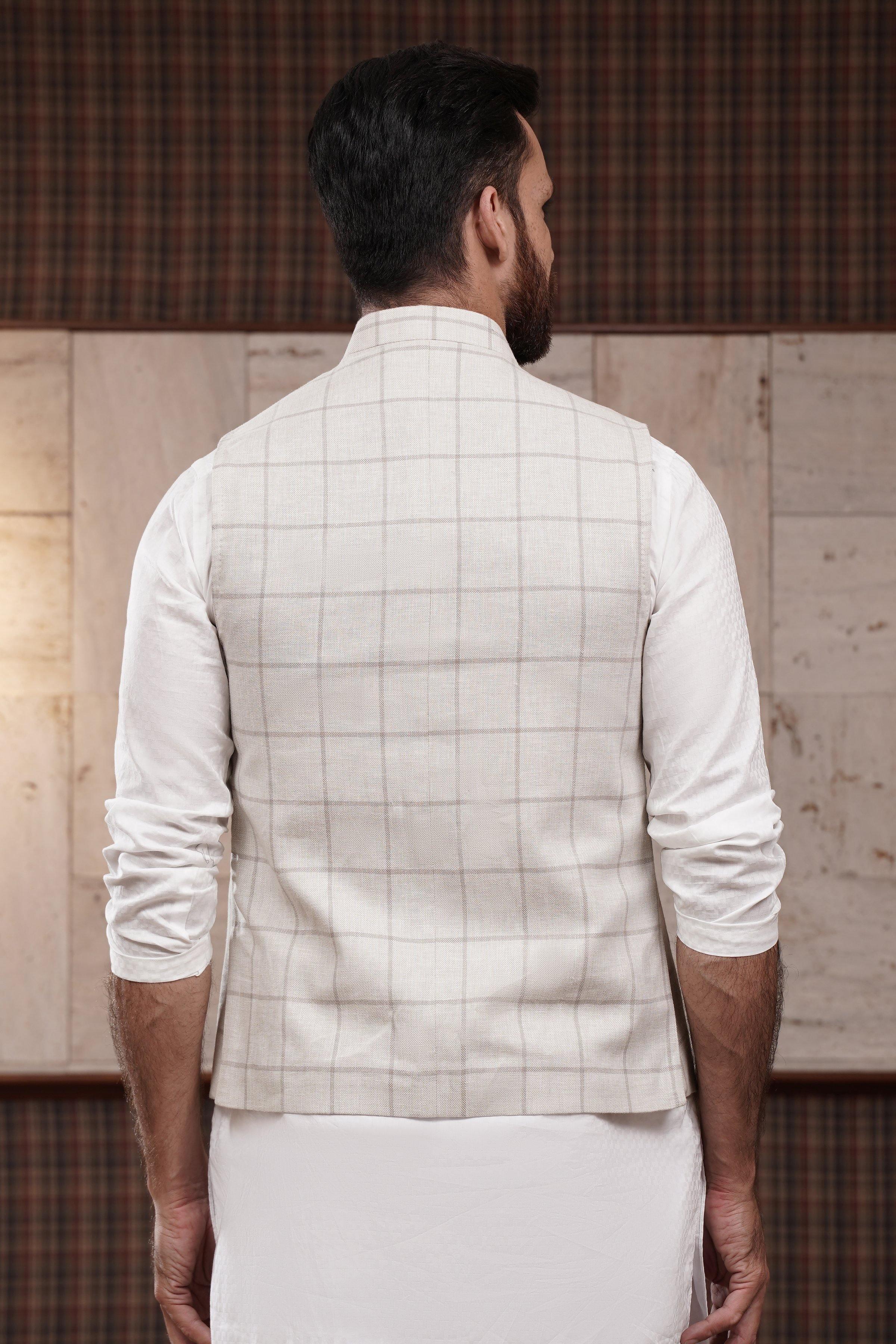 WAIST COAT BEIGE - Image 3