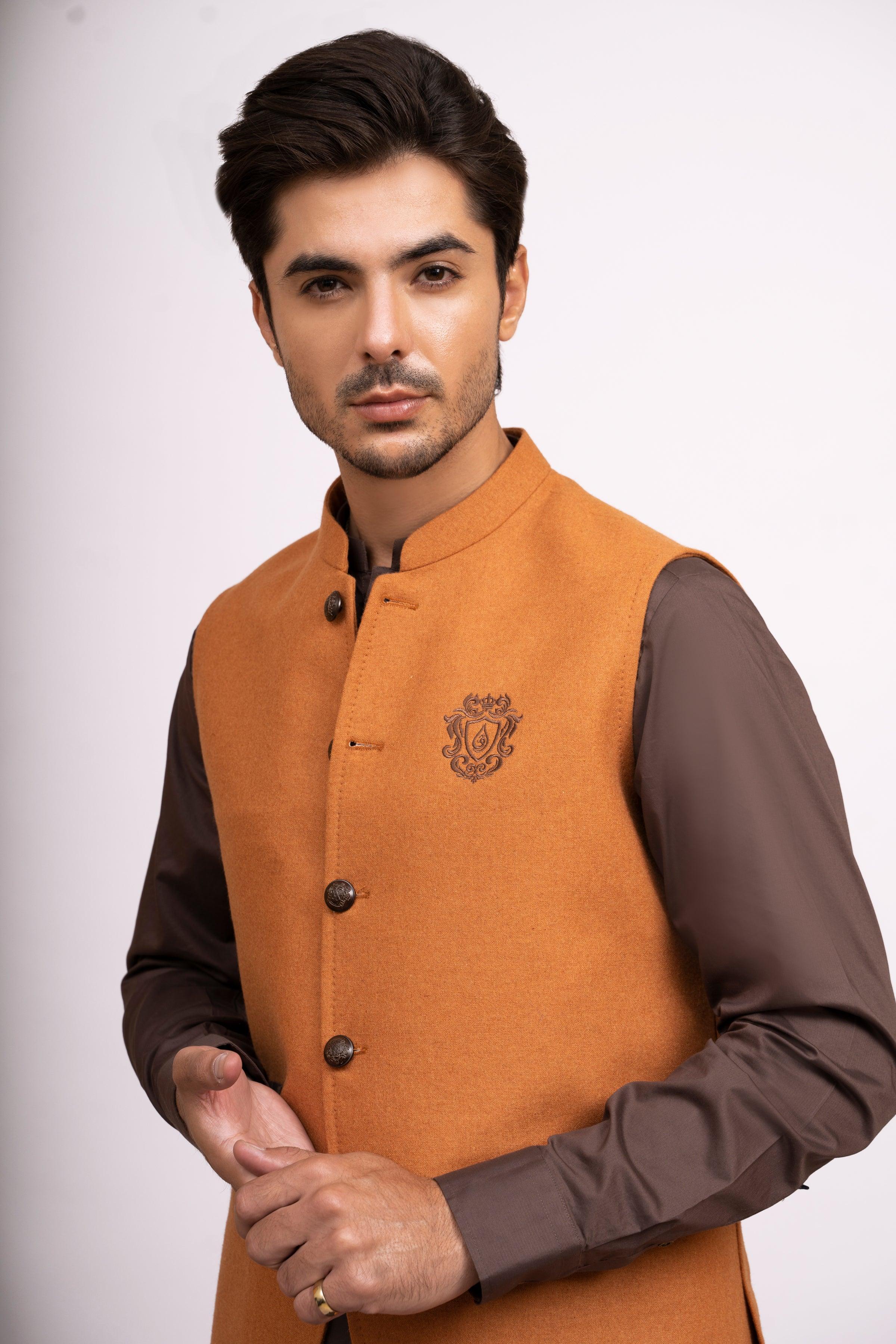 WAIST COAT GLOWNING RUST - Image 2